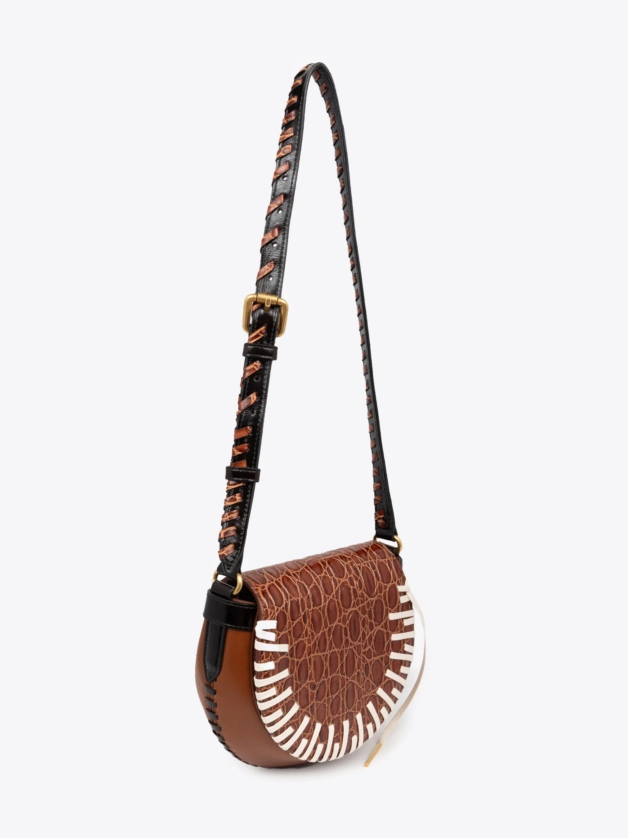 Leather crossbody bag sold by Dries Van Noten product image thumbnail 3
