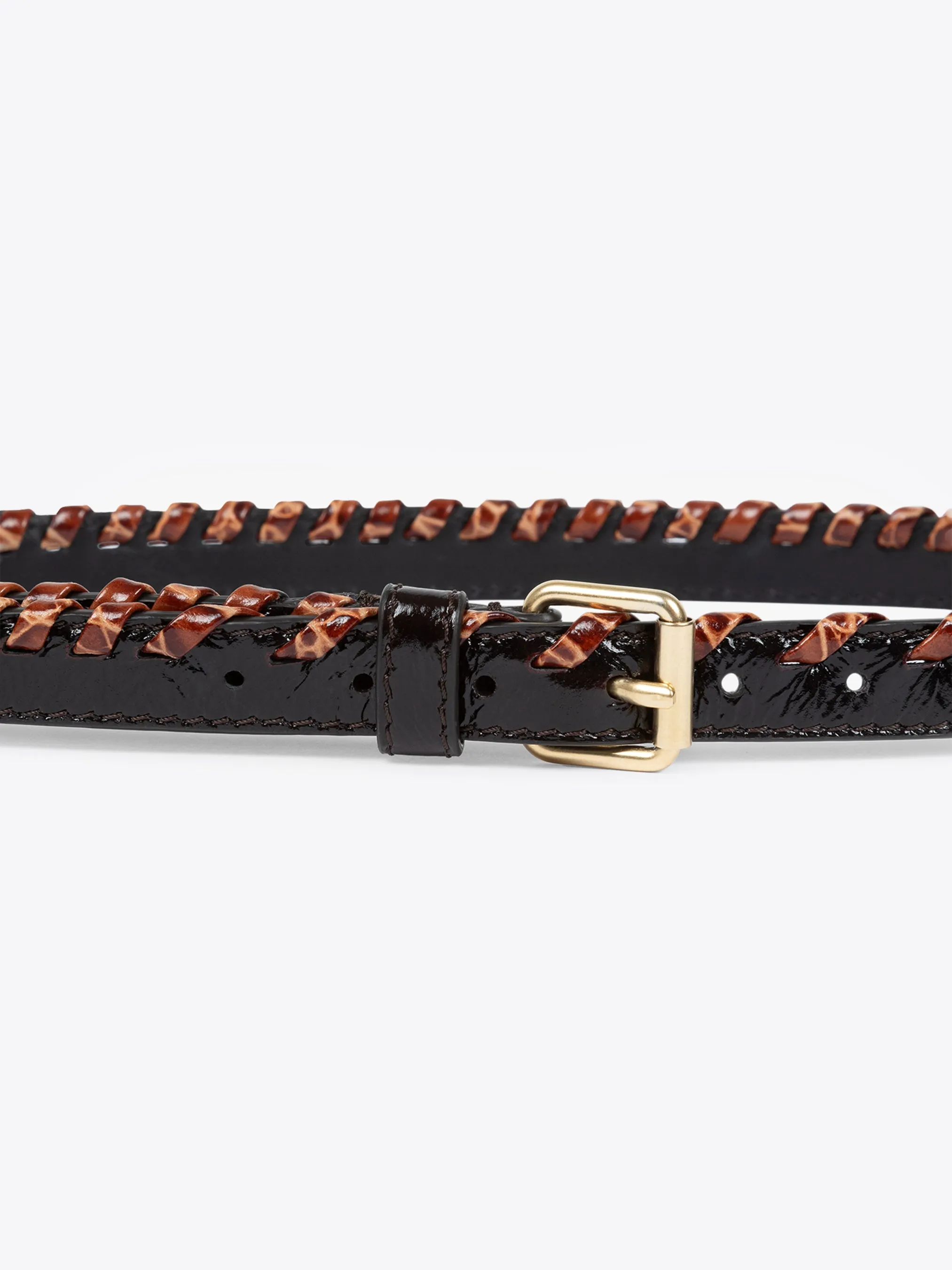 Embellished leather belt sold by Dries Van Noten product image thumbnail 3