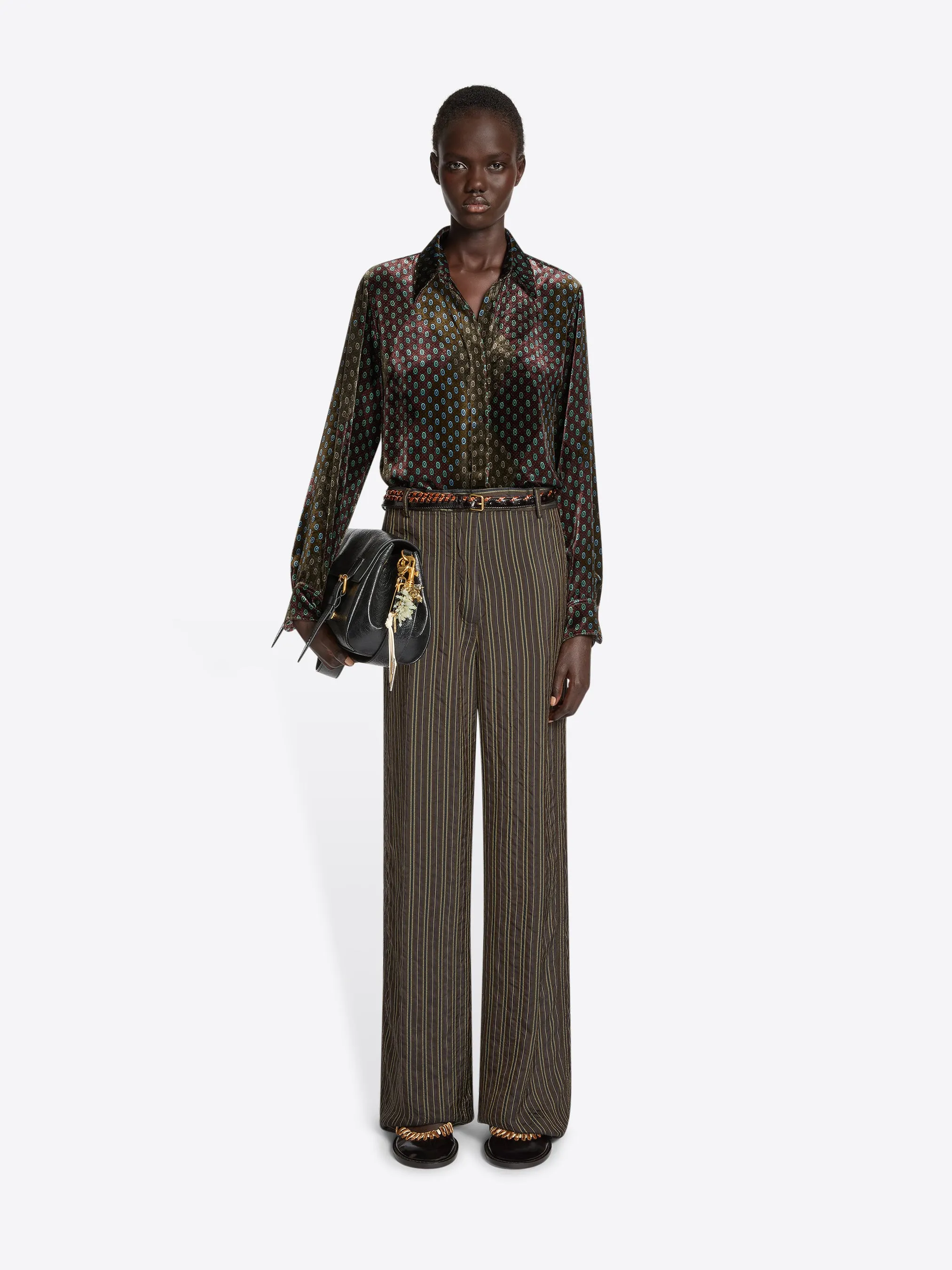 Embellished leather belt sold by Dries Van Noten product image thumbnail 4