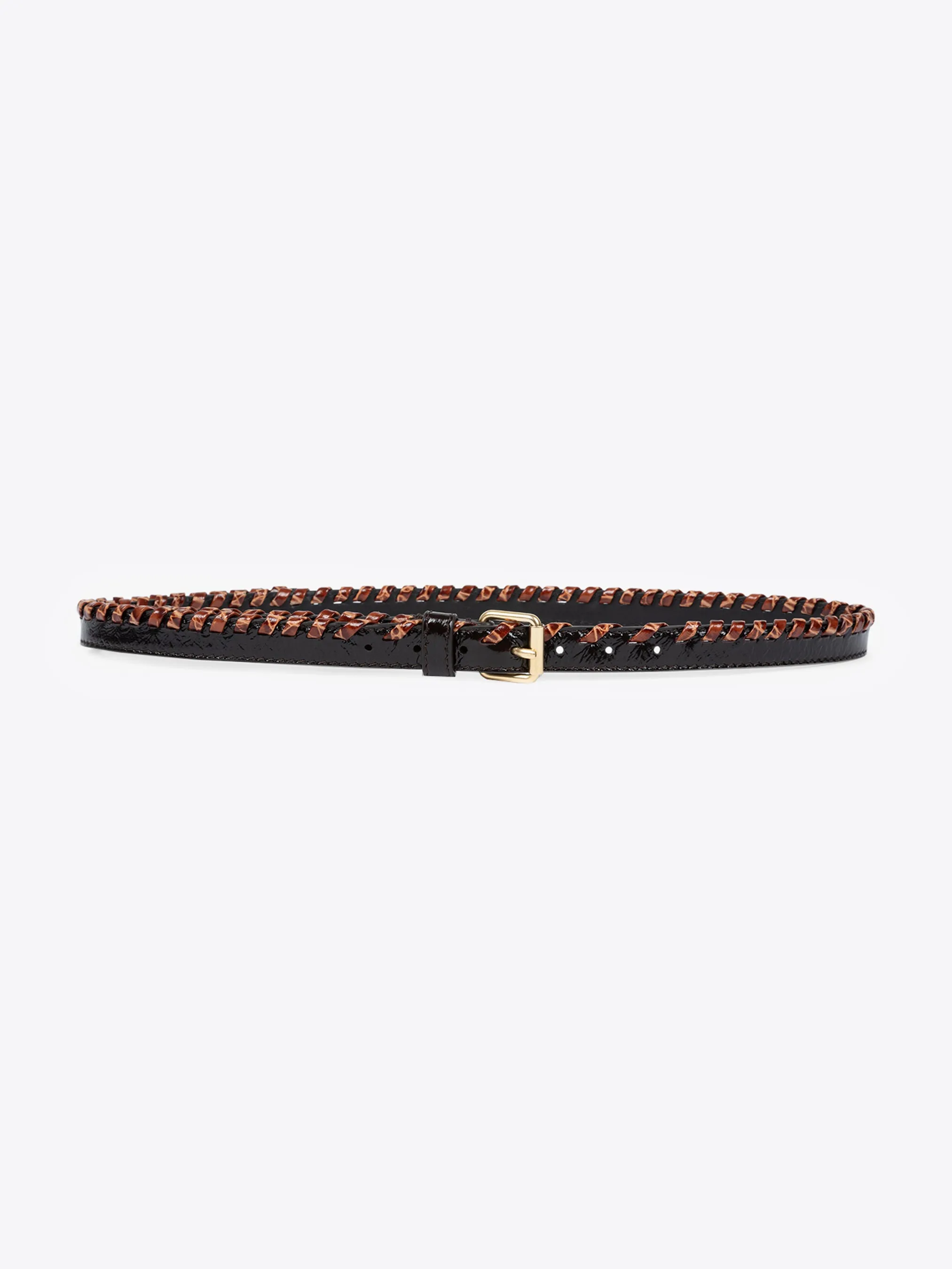 Embellished leather belt sold by Dries Van Noten product image thumbnail 2