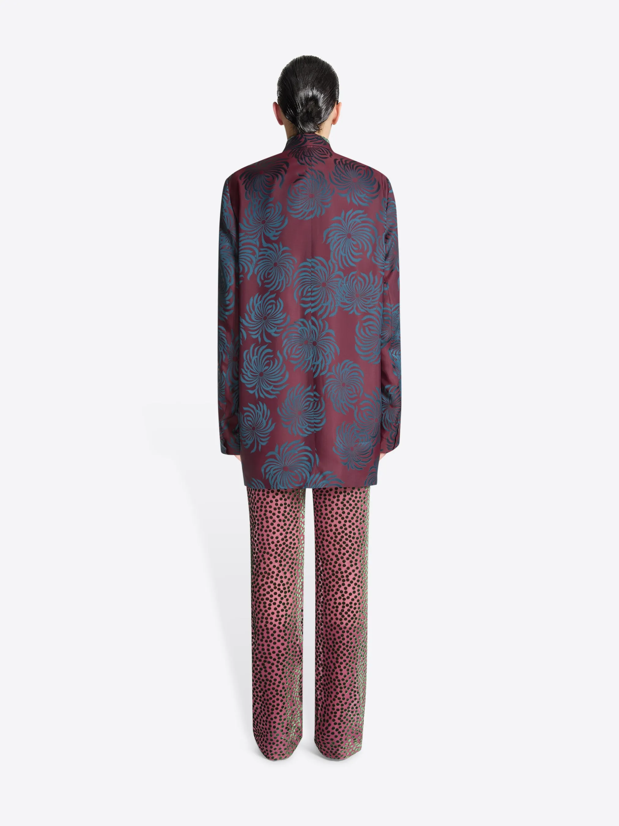Jacquard blazer sold by Dries Van Noten product image thumbnail 4