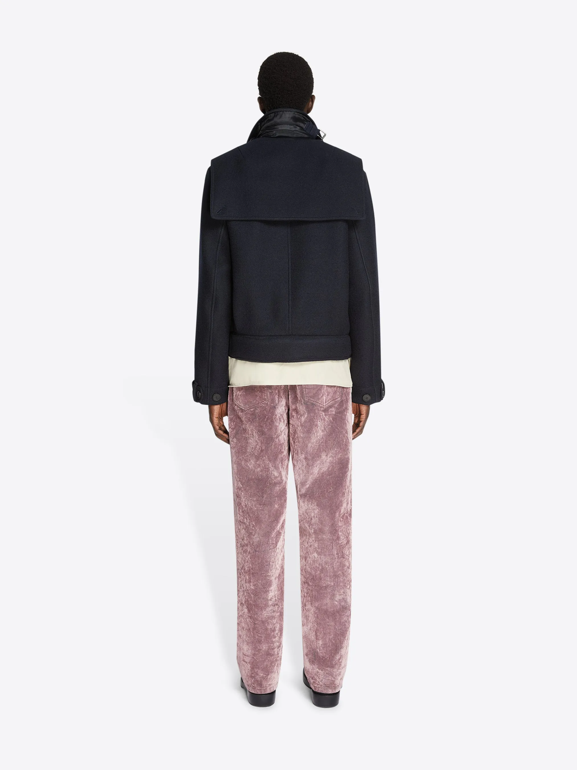 Short wool trench coat sold by Dries Van Noten product image thumbnail 4