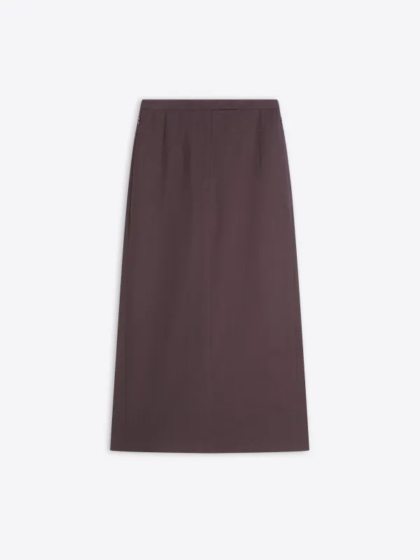 Tailored cotton poplin skirt sold by Dries Van Noten