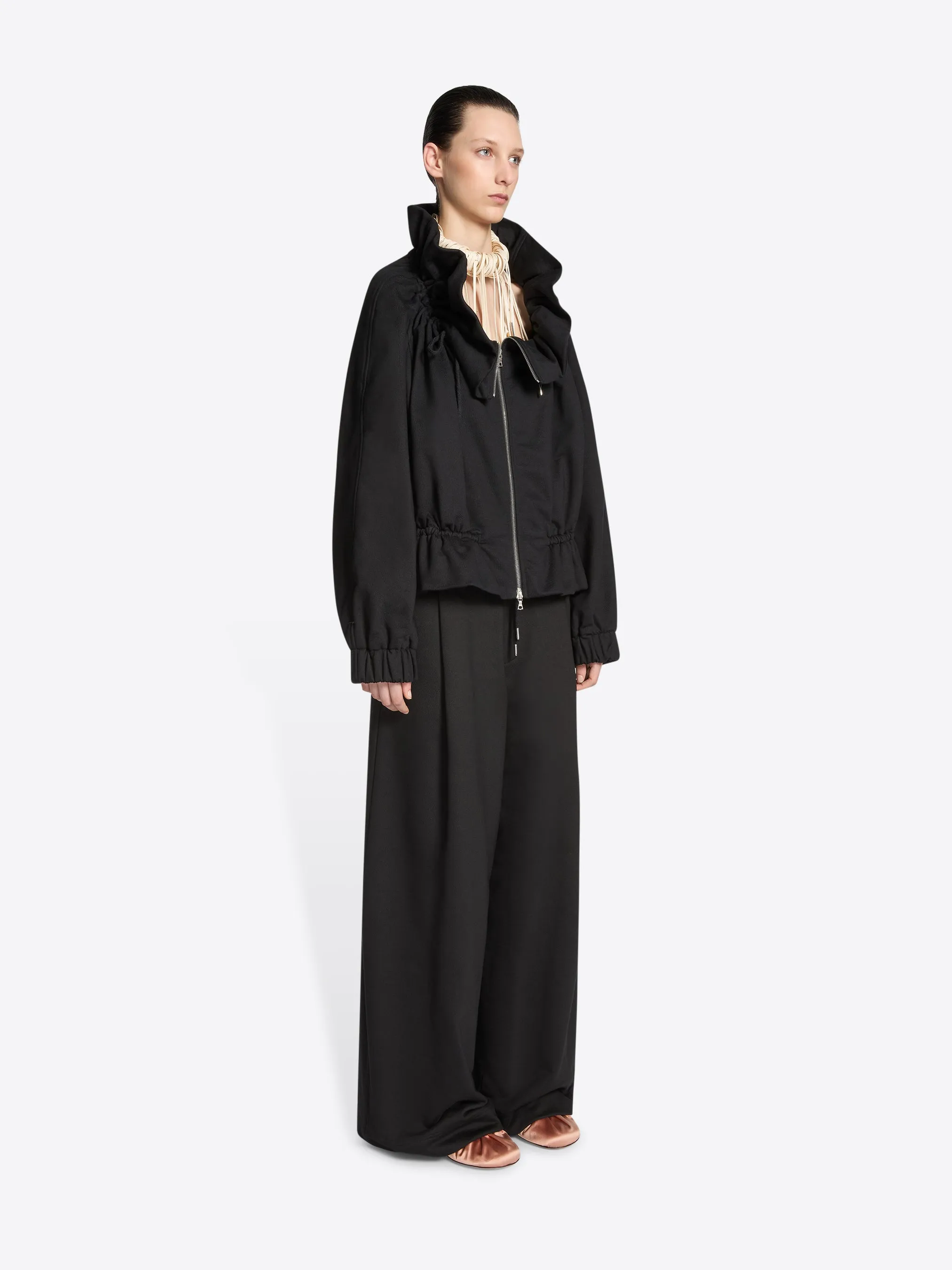 Cocoon jersey blouson sold by Dries Van Noten product image thumbnail 3