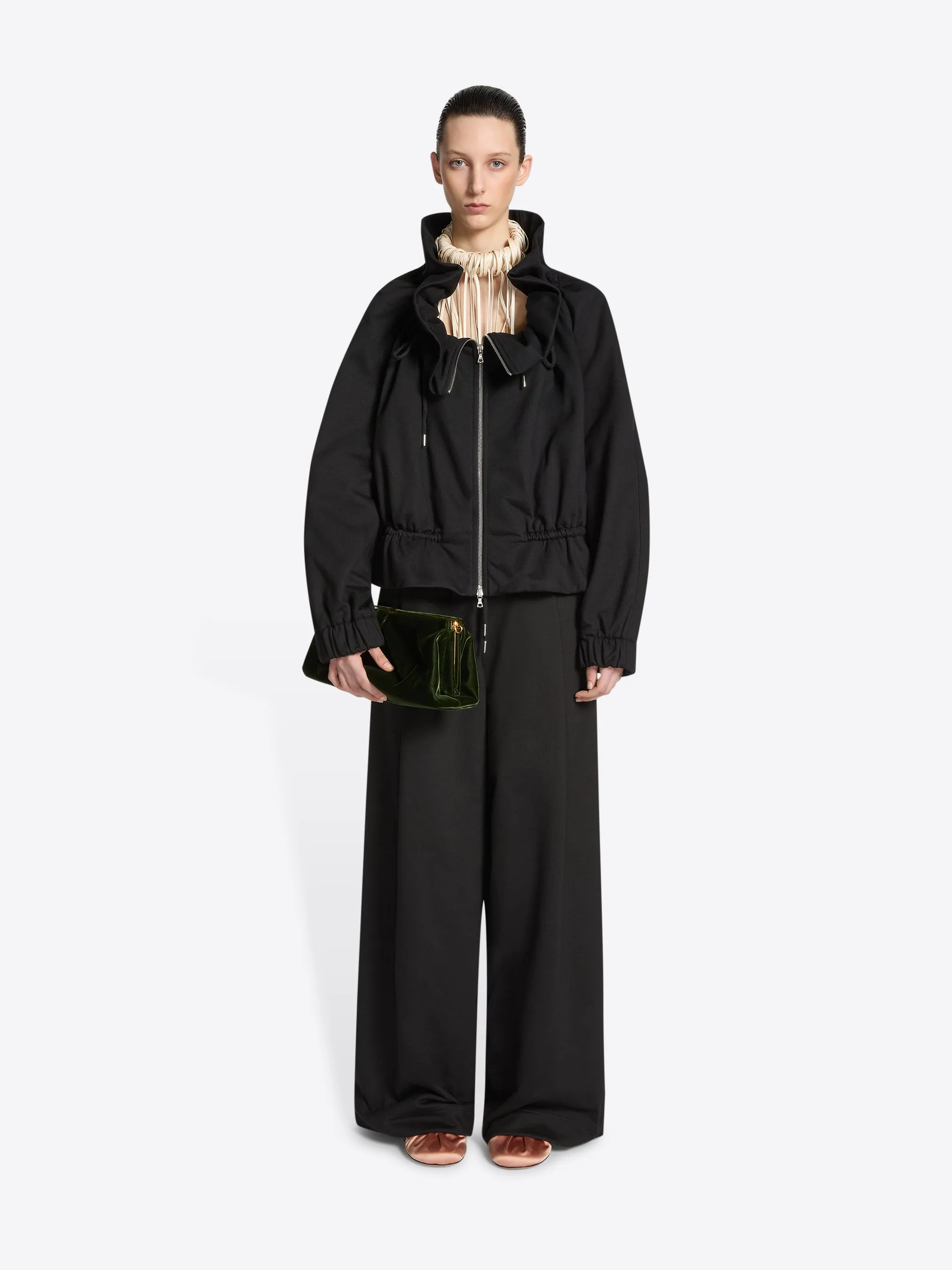 Cocoon jersey blouson sold by Dries Van Noten product image thumbnail 2