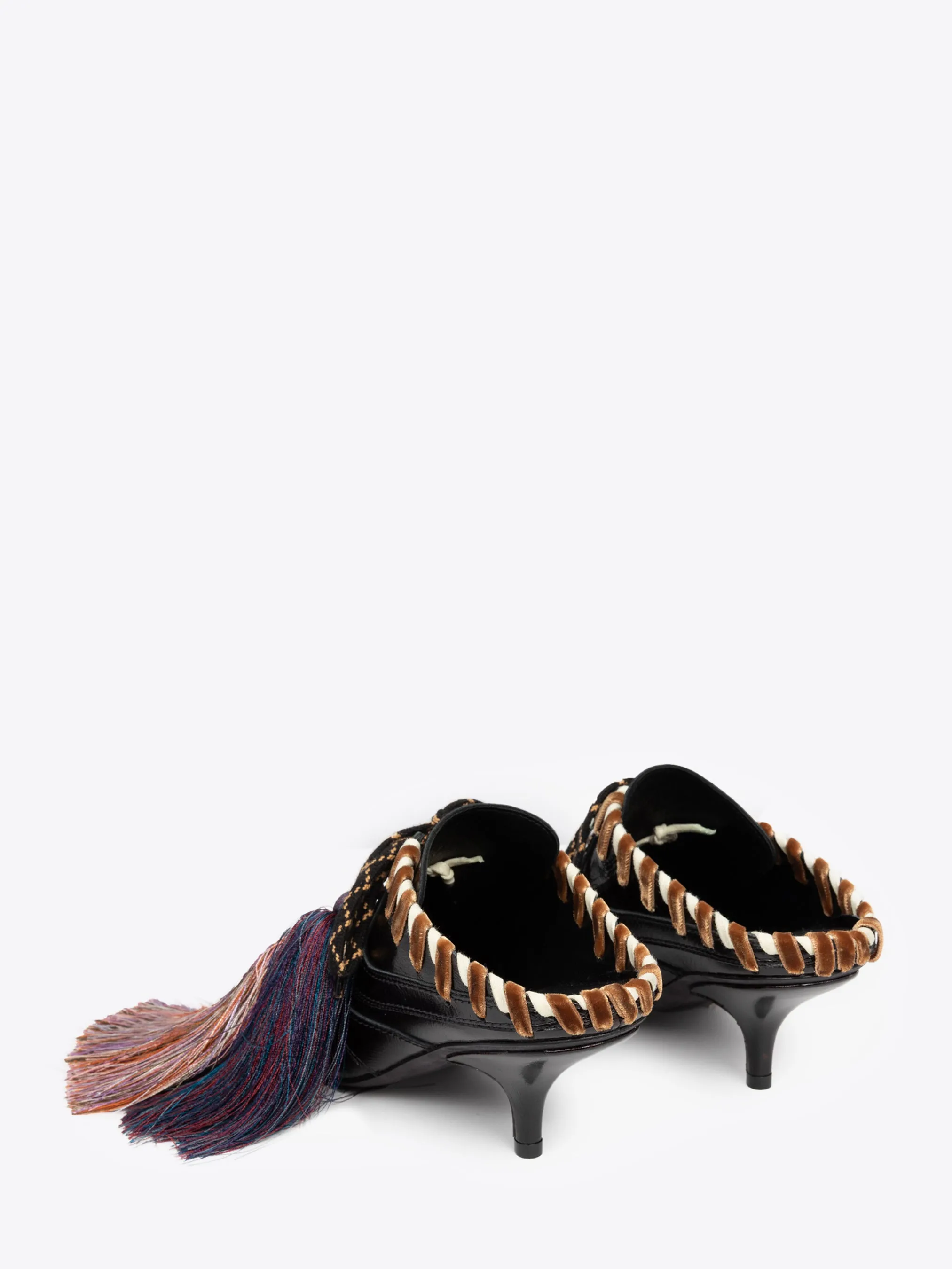 Heeled sneaker mules sold by Dries Van Noten product image thumbnail 4