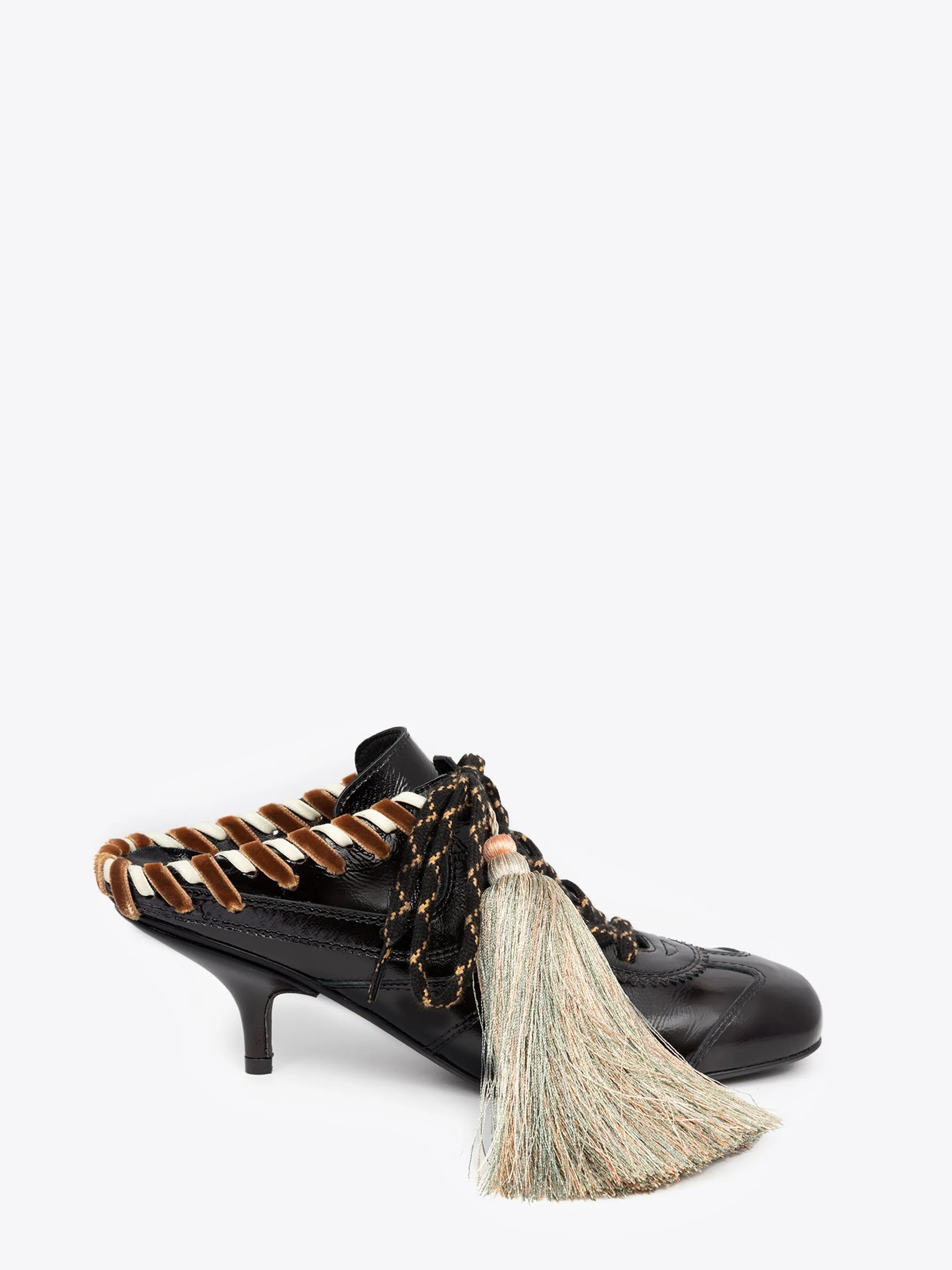 Heeled sneaker mules sold by Dries Van Noten product image thumbnail 2