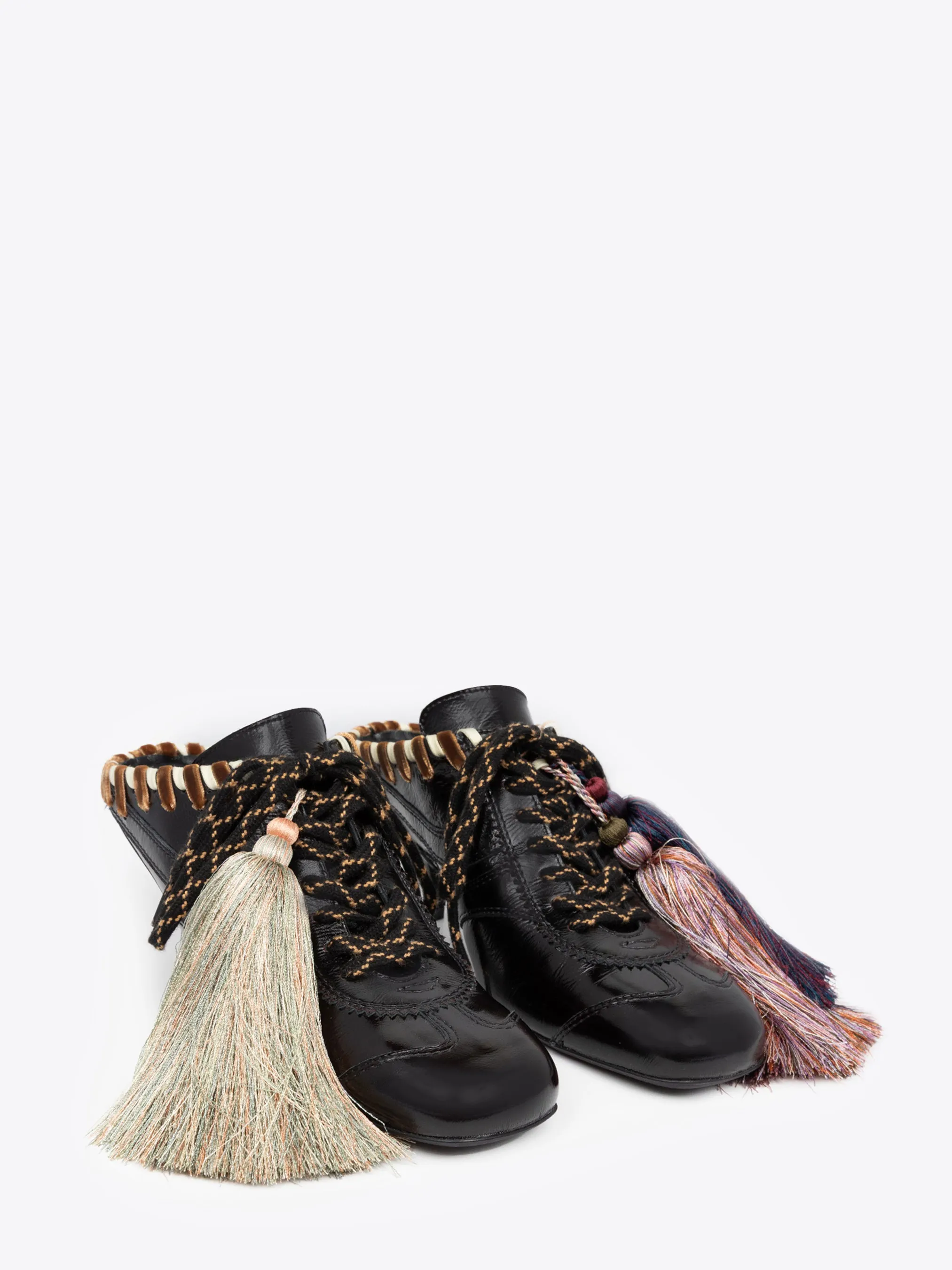 Heeled sneaker mules sold by Dries Van Noten product image thumbnail 3
