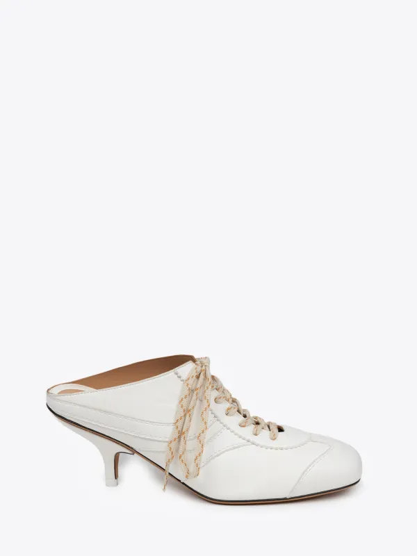 Heeled sneaker mules made by Dries Van Noten