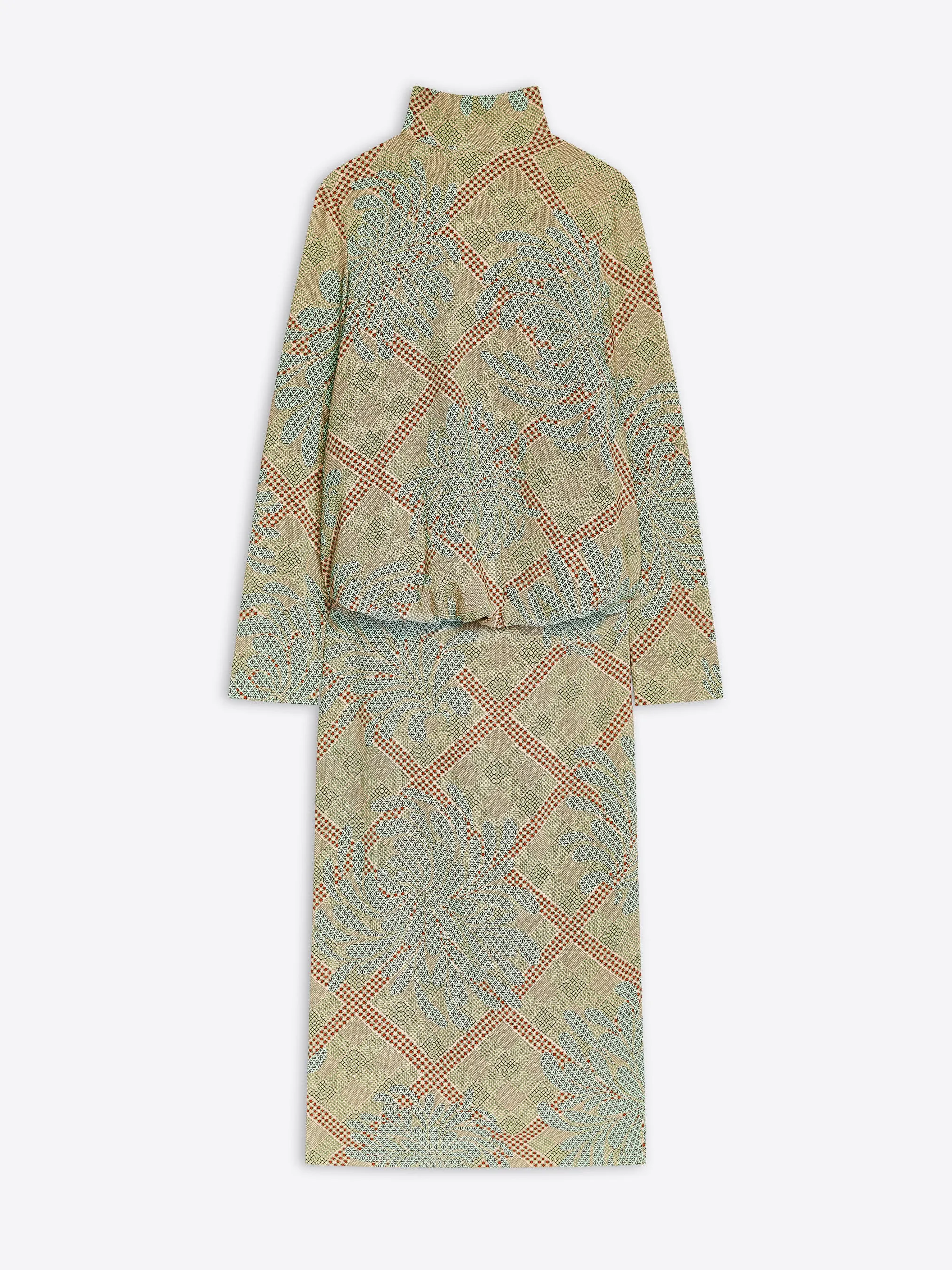 Printed viscose dress sold by Dries Van Noten