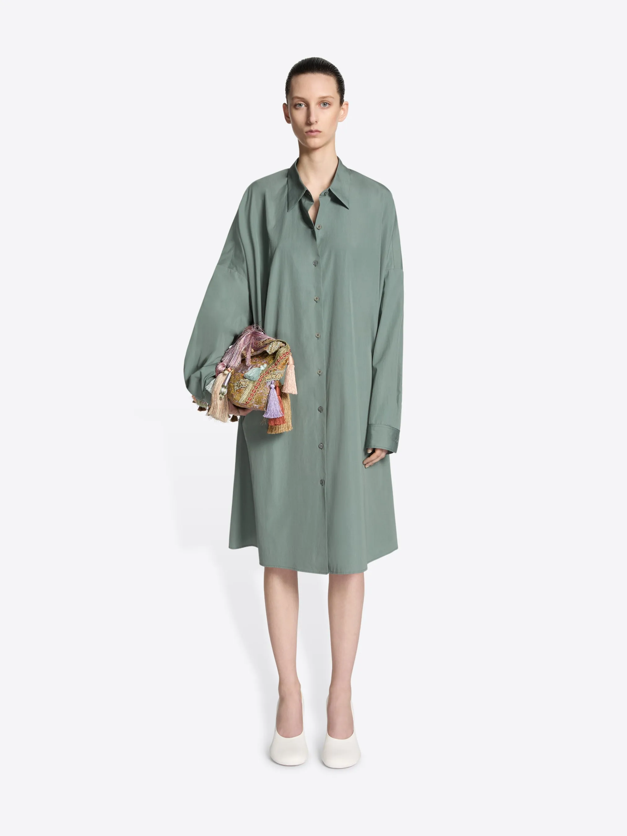 Cotton shirt dress sold by Dries Van Noten product image thumbnail 2