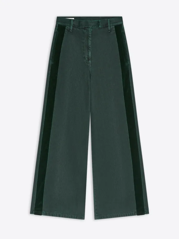 Dyed denim pants sold by Dries Van Noten