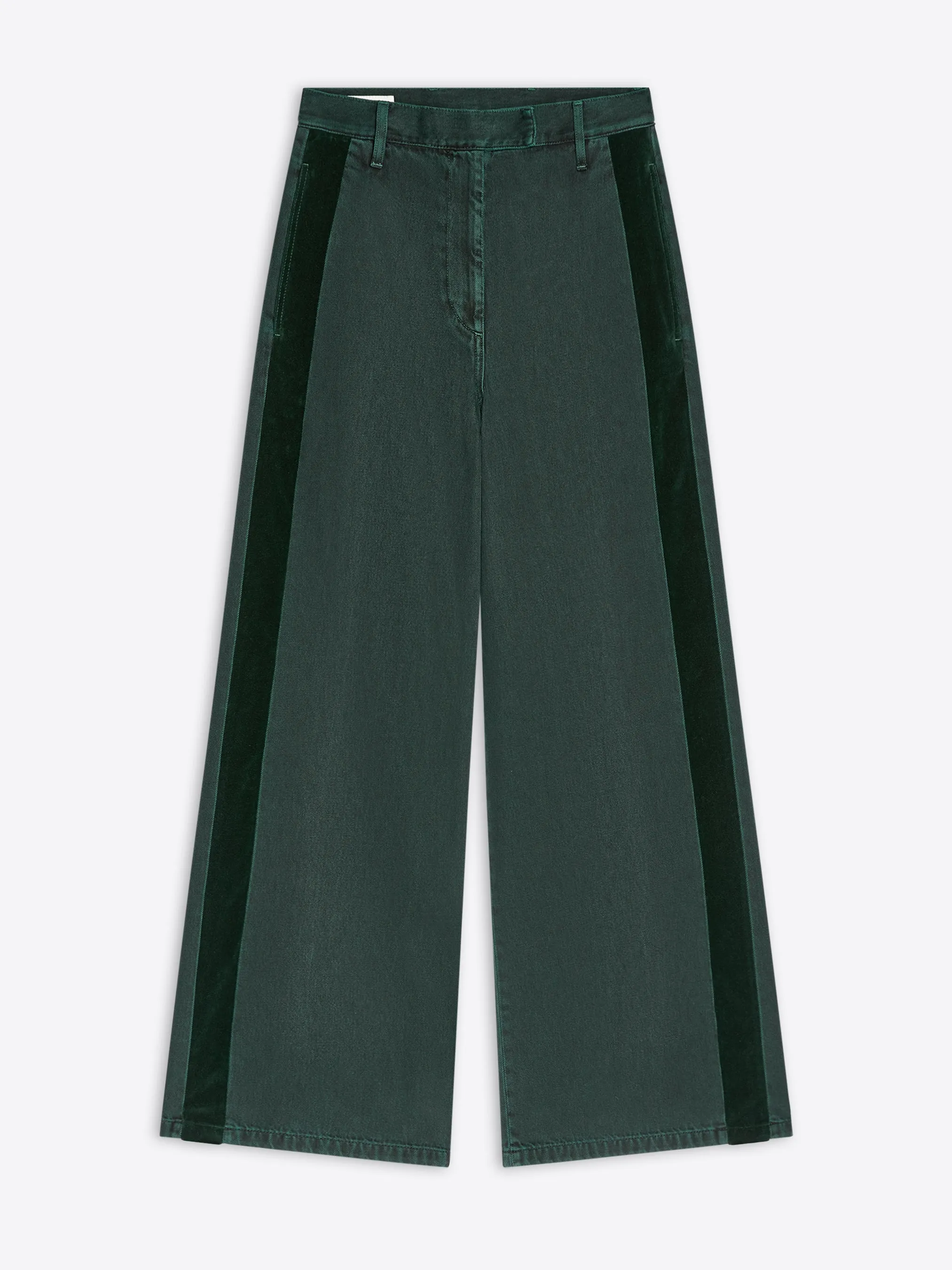 Dyed denim pants sold by Dries Van Noten