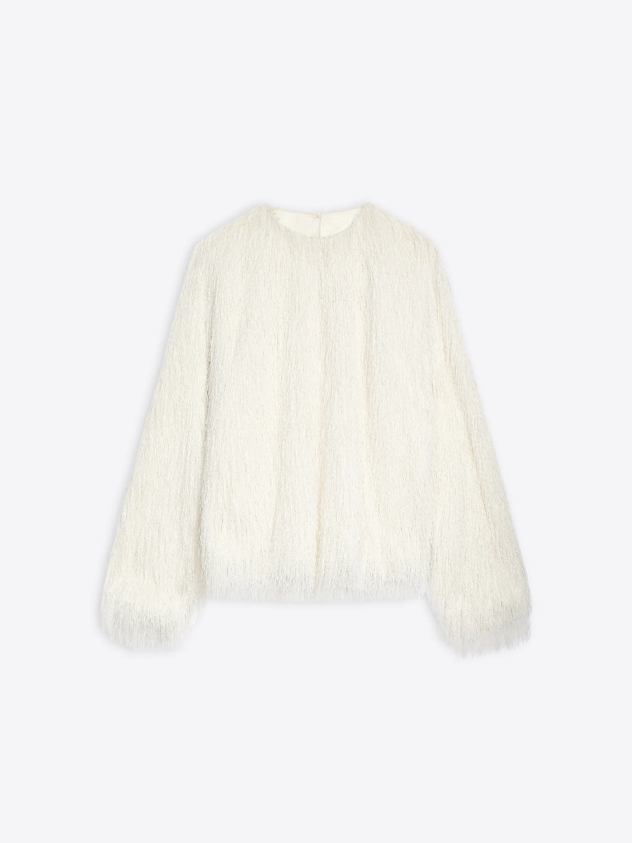 Fringed cocoon top sold by Dries Van Noten