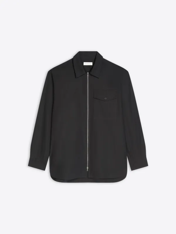 Cotton zipped shirt sold by Dries Van Noten