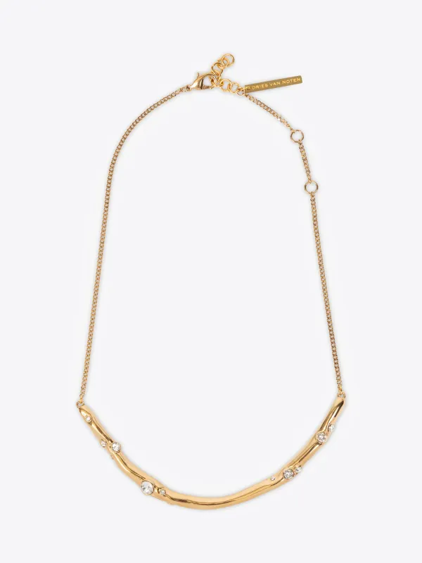 Embellished necklace sold by Dries Van Noten