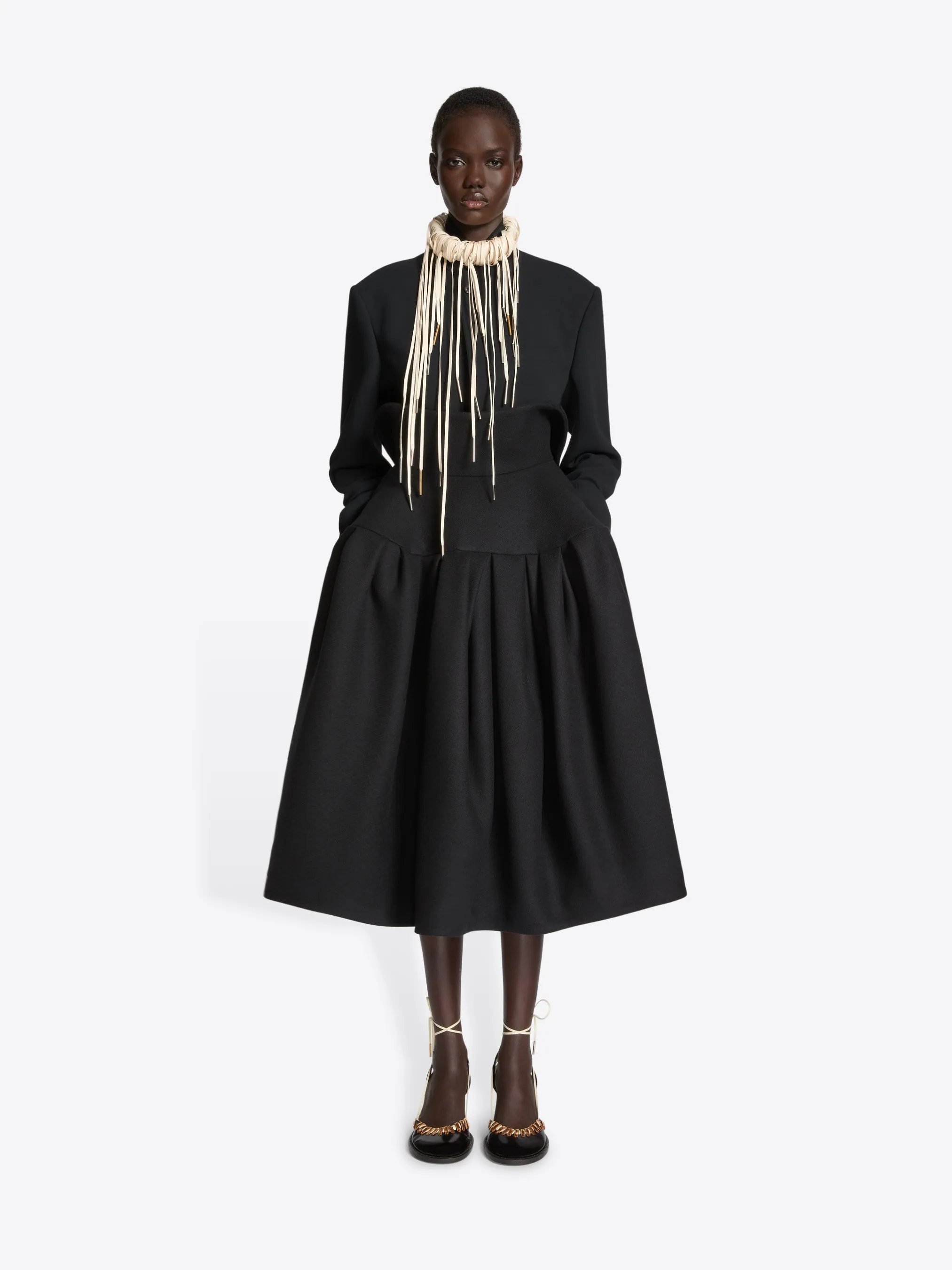 Lace necklace sold by Dries Van Noten product image thumbnail 4