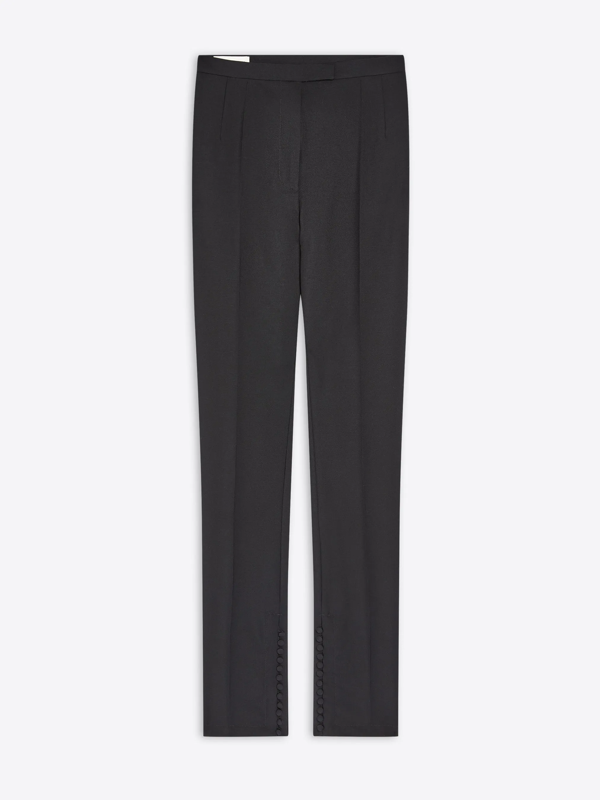Fitted wool mohair pants sold by Dries Van Noten