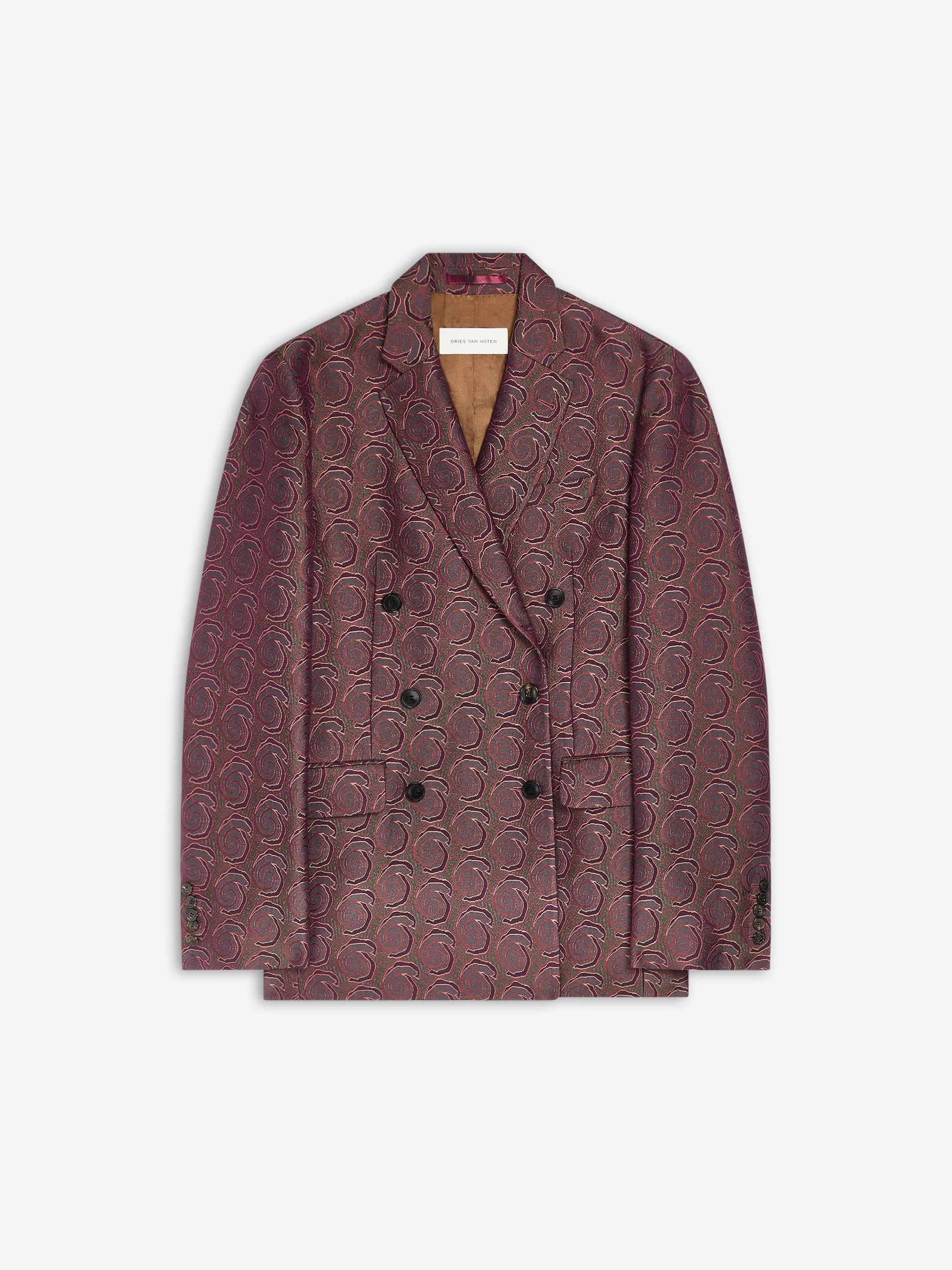 Oversized jacquard blazer sold by Dries Van Noten