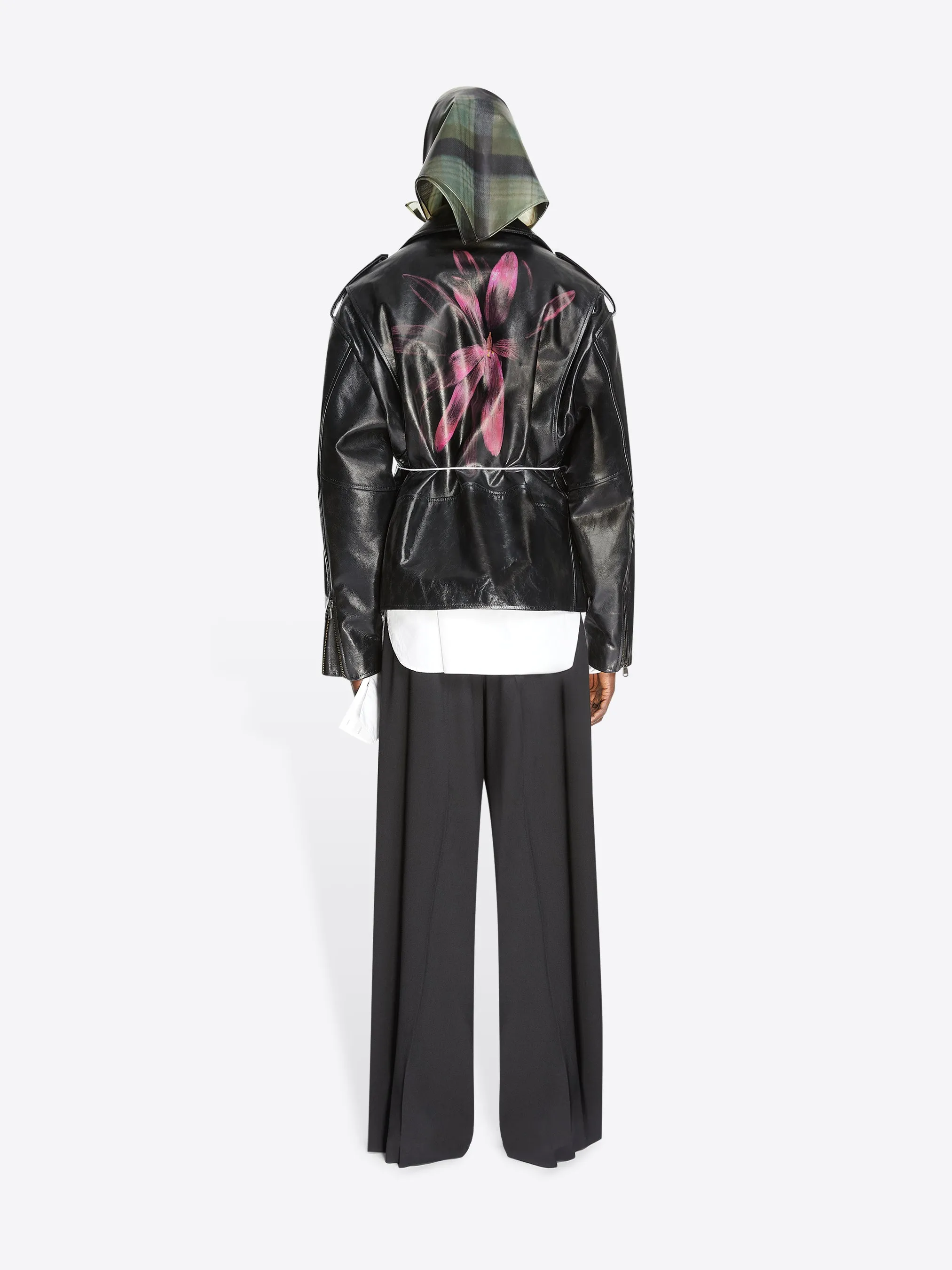 Leather biker jacket sold by Dries Van Noten product image thumbnail 2