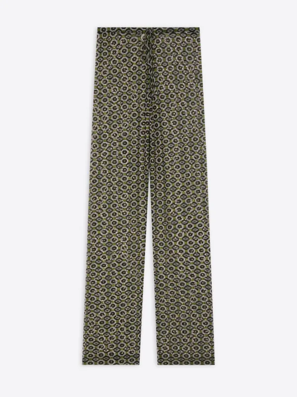 Embellished jersey pants sold by Dries Van Noten