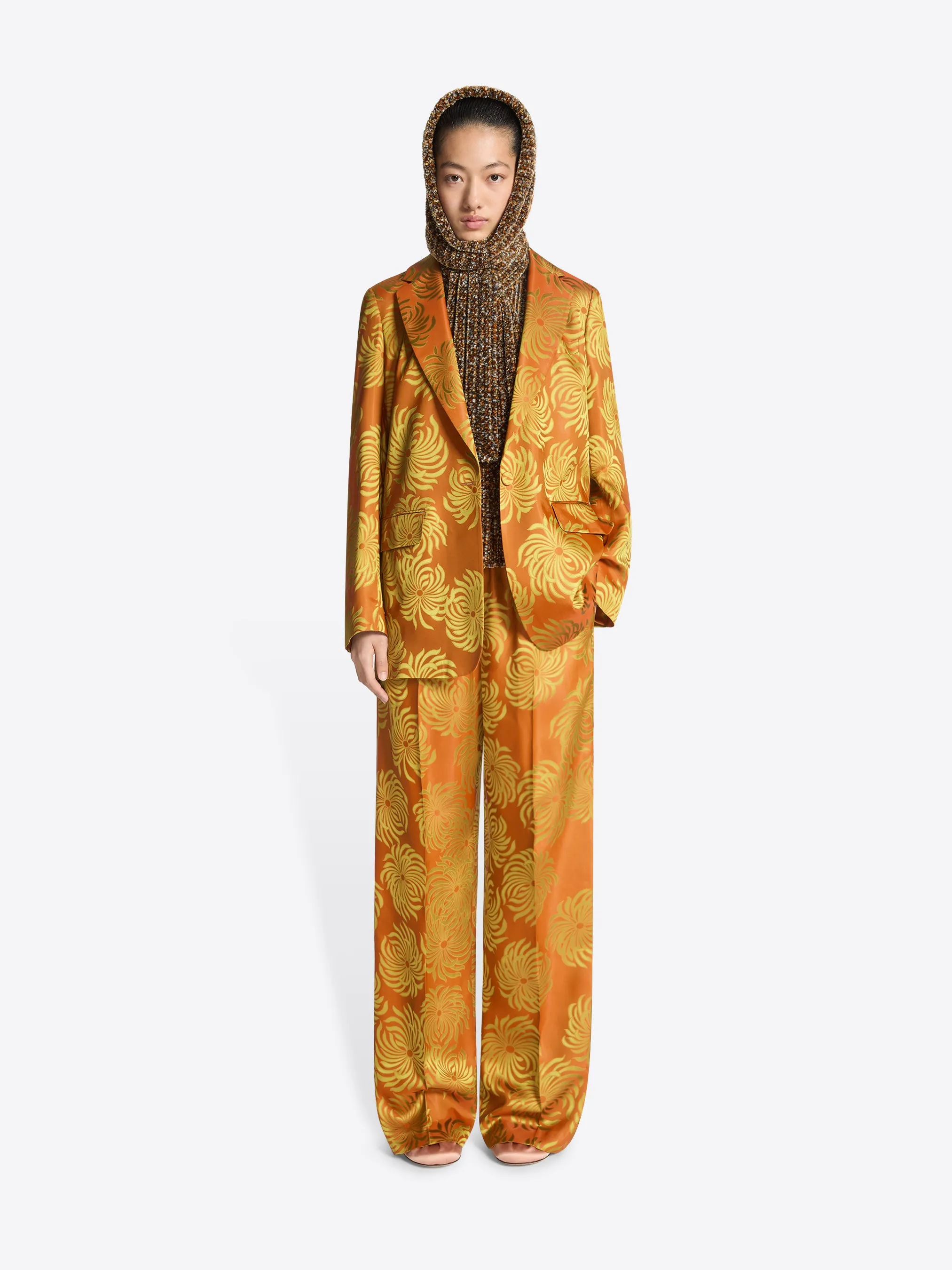 Jacquard blazer sold by Dries Van Noten product image thumbnail 2