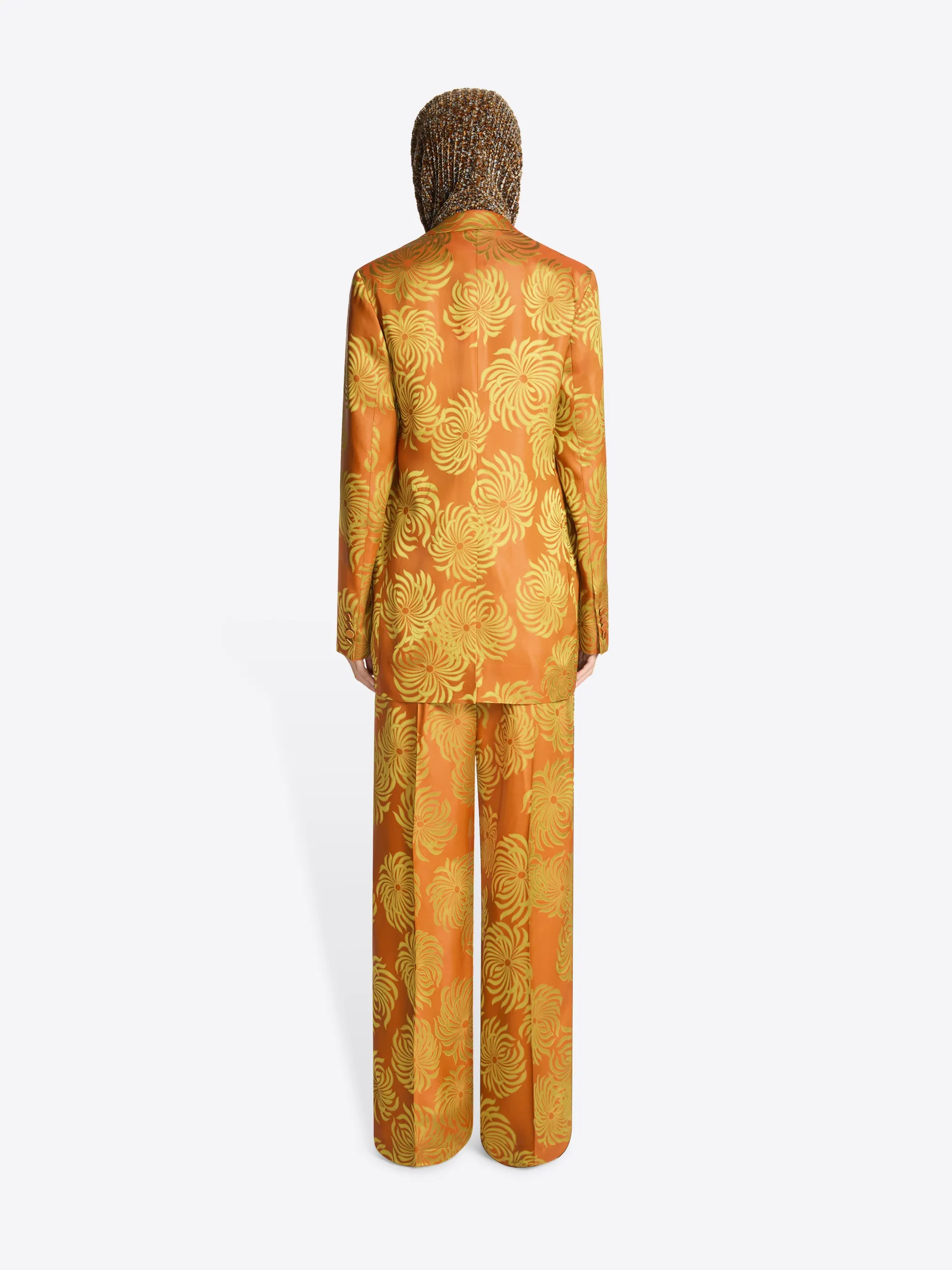 Jacquard blazer sold by Dries Van Noten product image thumbnail 4