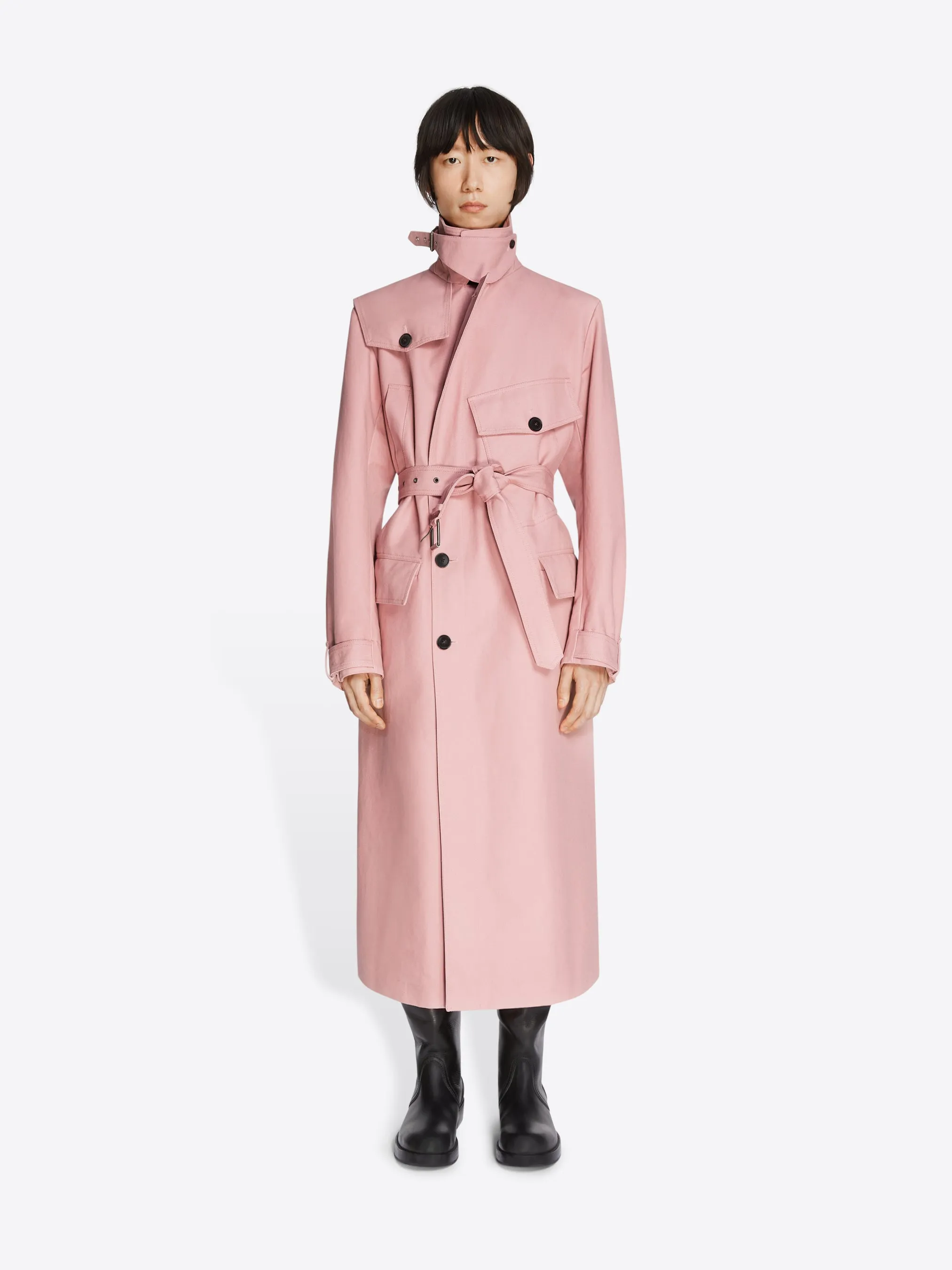 Cotton trench coat sold by Dries Van Noten product image thumbnail 5