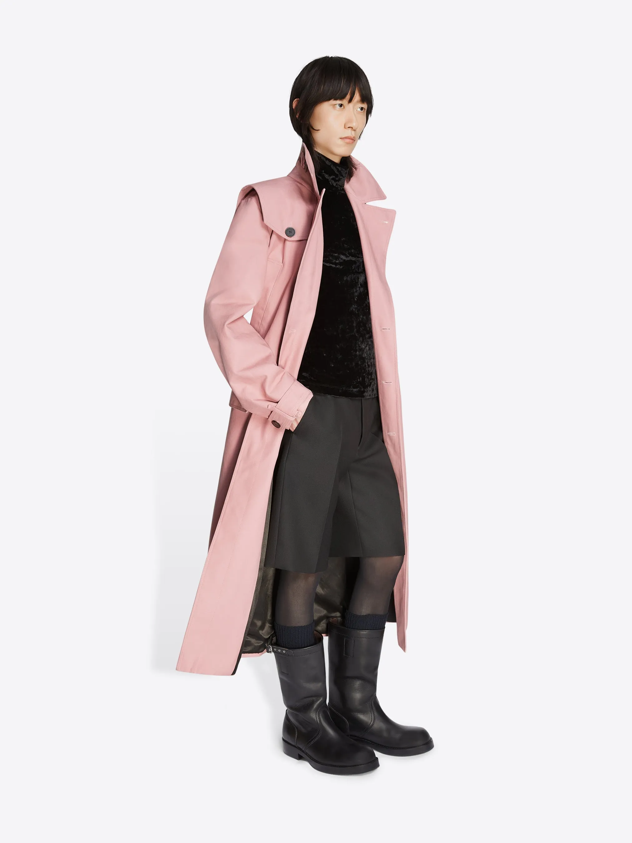 Cotton trench coat sold by Dries Van Noten product image thumbnail 3