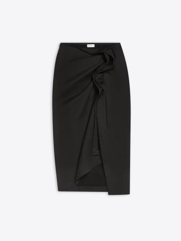 Ruffled cotton skirt sold by Dries Van Noten