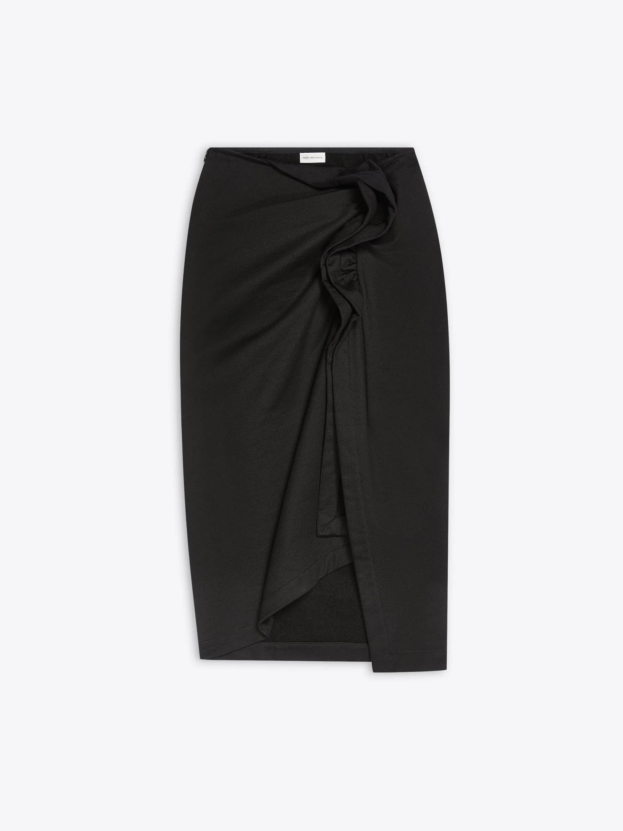 Ruffled cotton skirt sold by Dries Van Noten