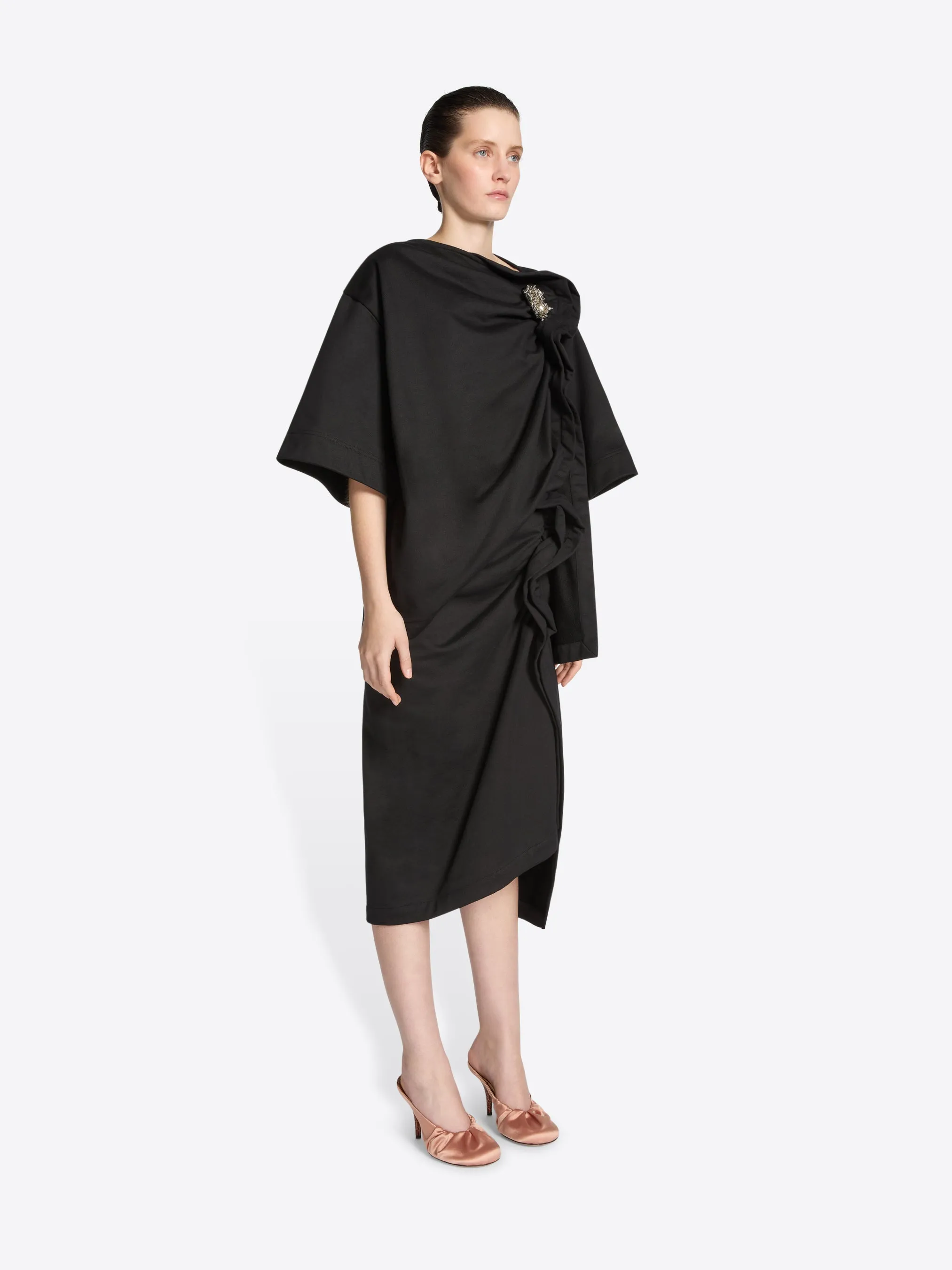 Ruffled cotton skirt sold by Dries Van Noten product image thumbnail 3