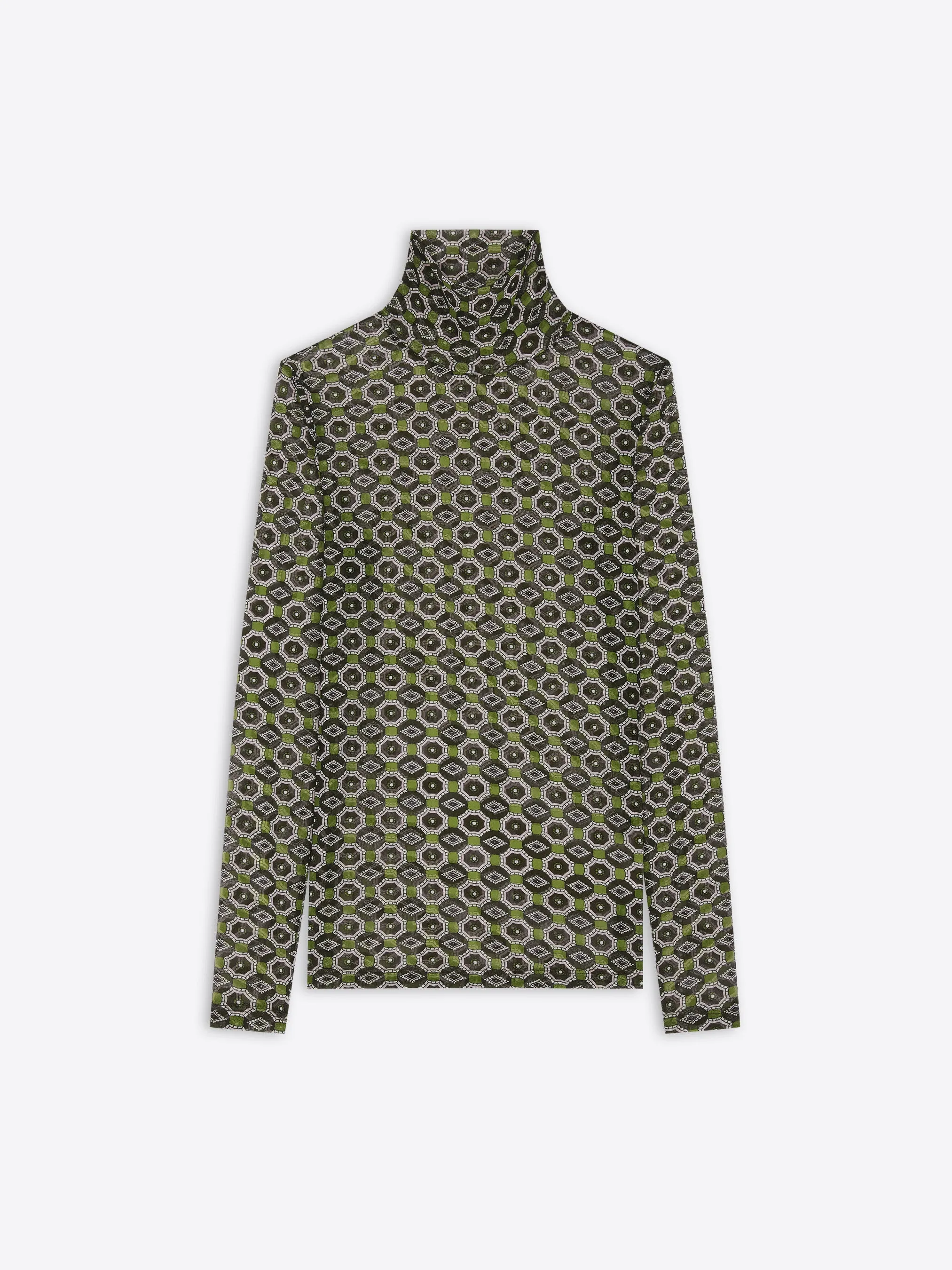 Embellished turtleneck tee sold by Dries Van Noten