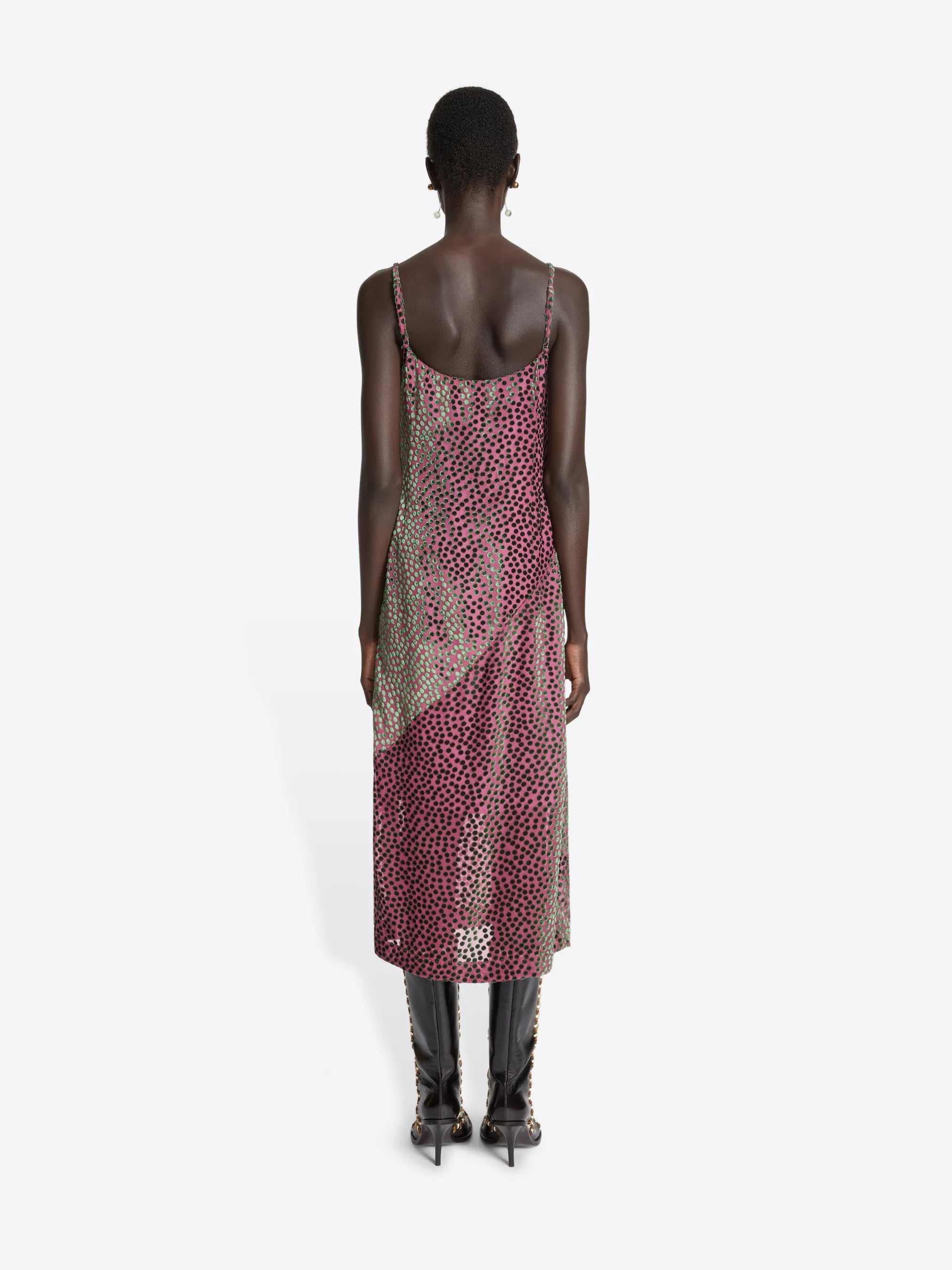 Devoré slip dress sold by Dries Van Noten product image thumbnail 4