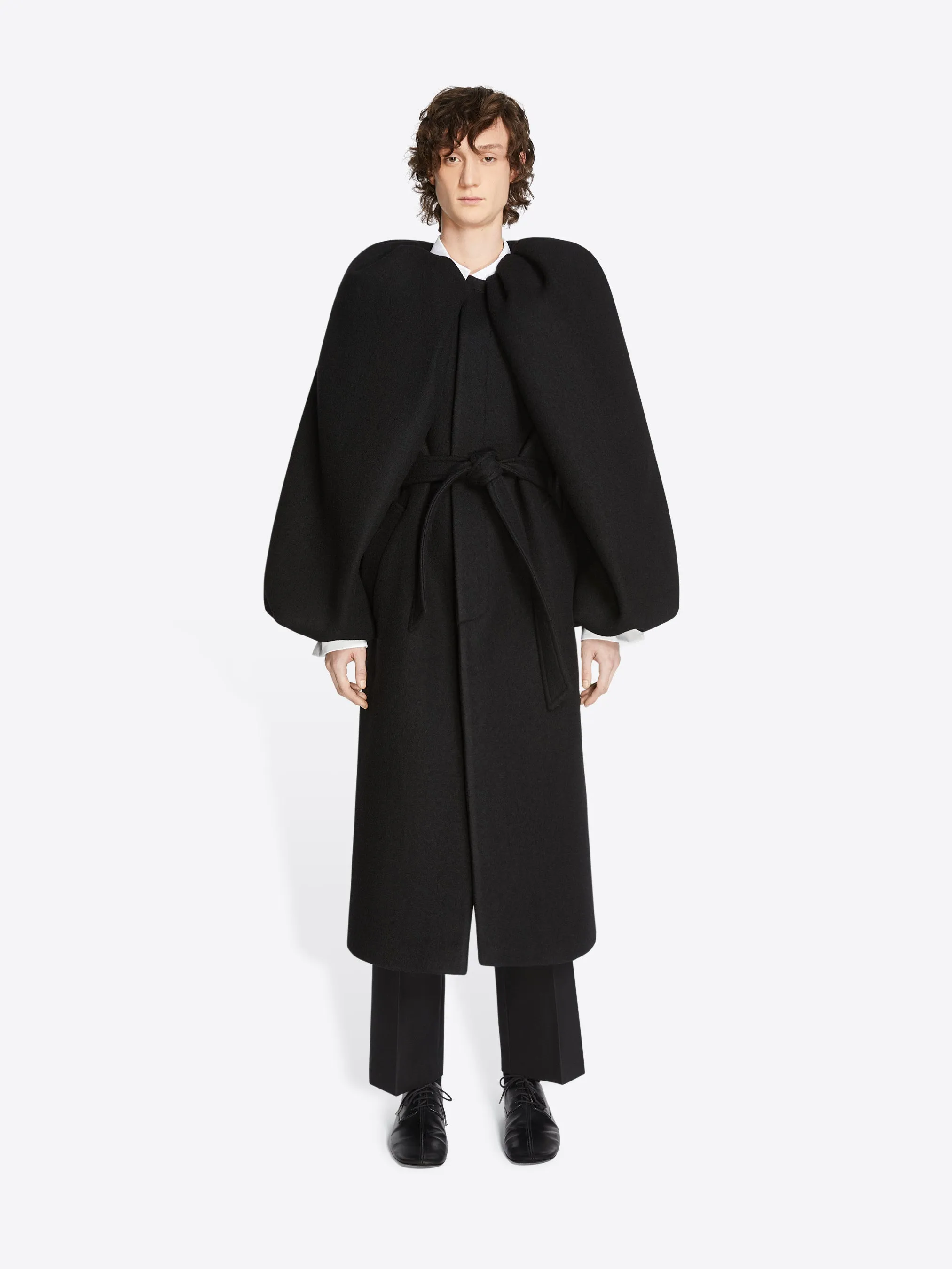 Constructed wool coat sold by Dries Van Noten product image thumbnail 2