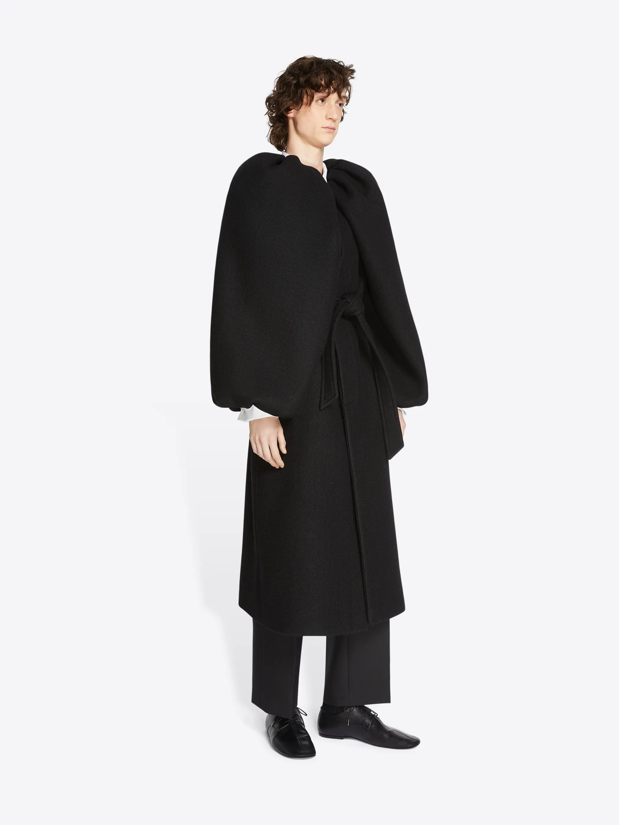 Constructed wool coat sold by Dries Van Noten product image thumbnail 3