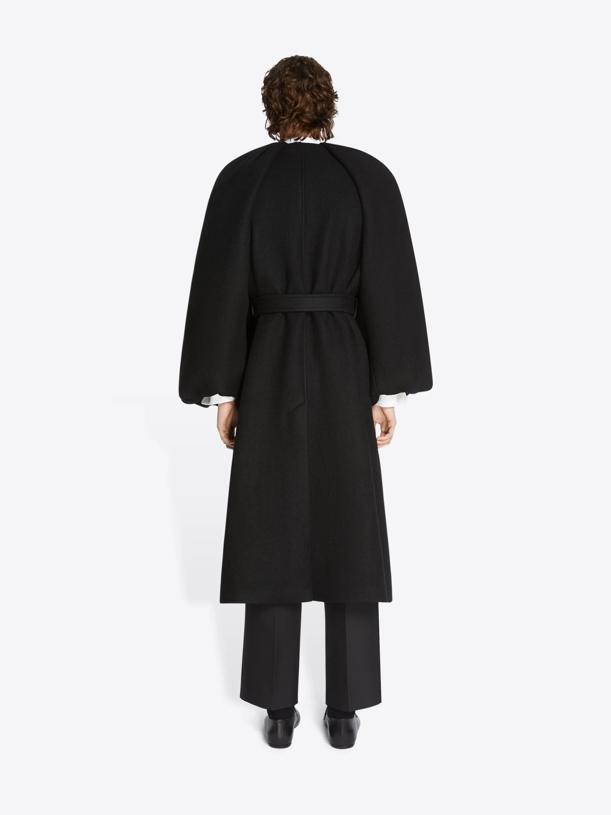 Constructed wool coat sold by Dries Van Noten product image thumbnail 4