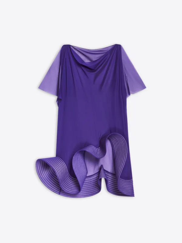 Sculpted silk top made by Dries Van Noten