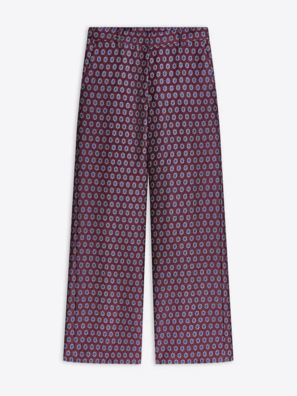 Slouchy jacquard pants sold by Dries Van Noten