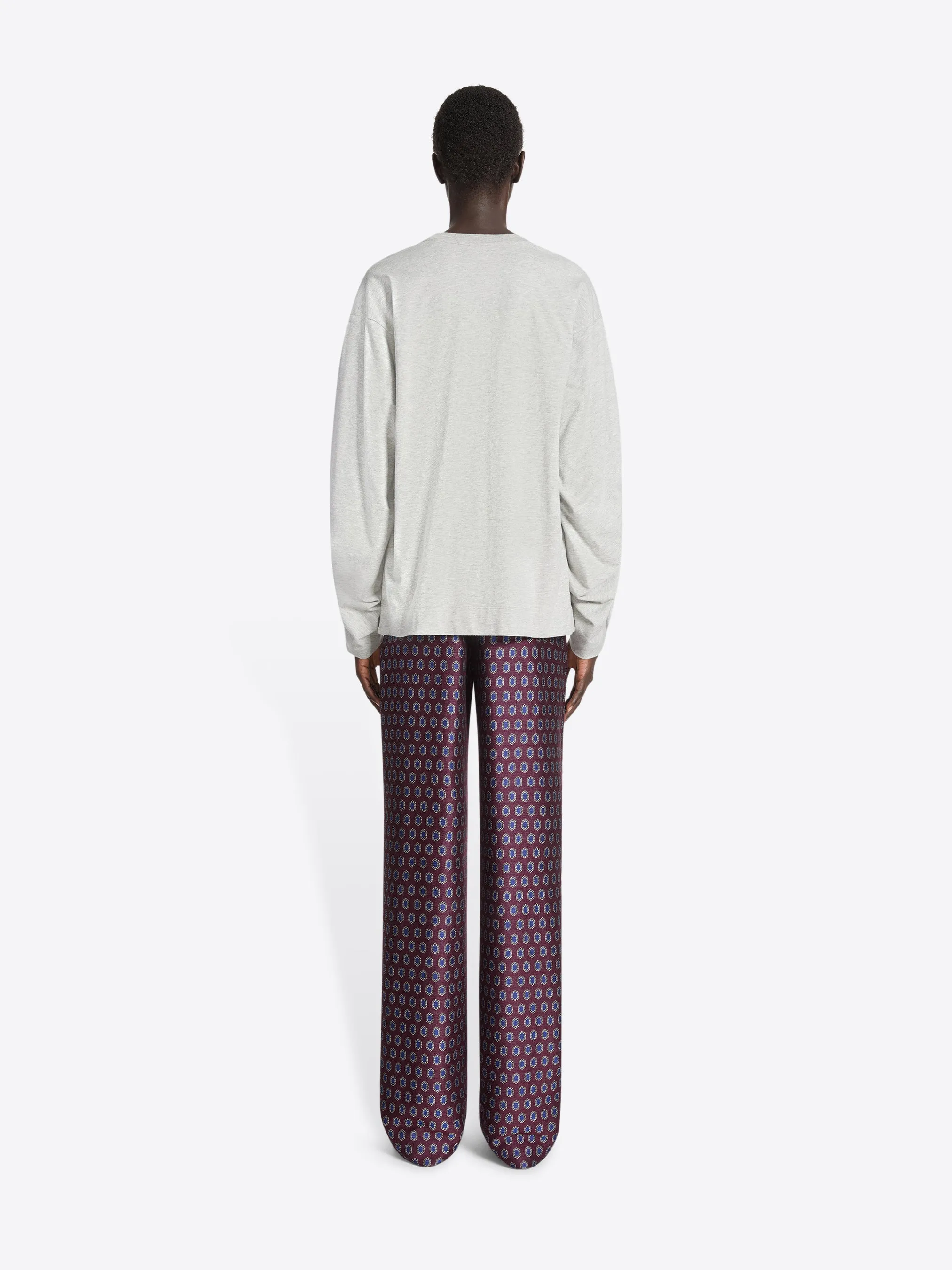 Slouchy jacquard pants sold by Dries Van Noten product image thumbnail 4
