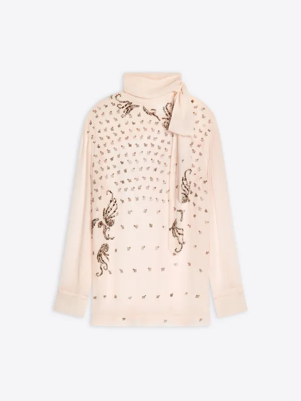 Loose fit embellished blouse made by Dries Van Noten