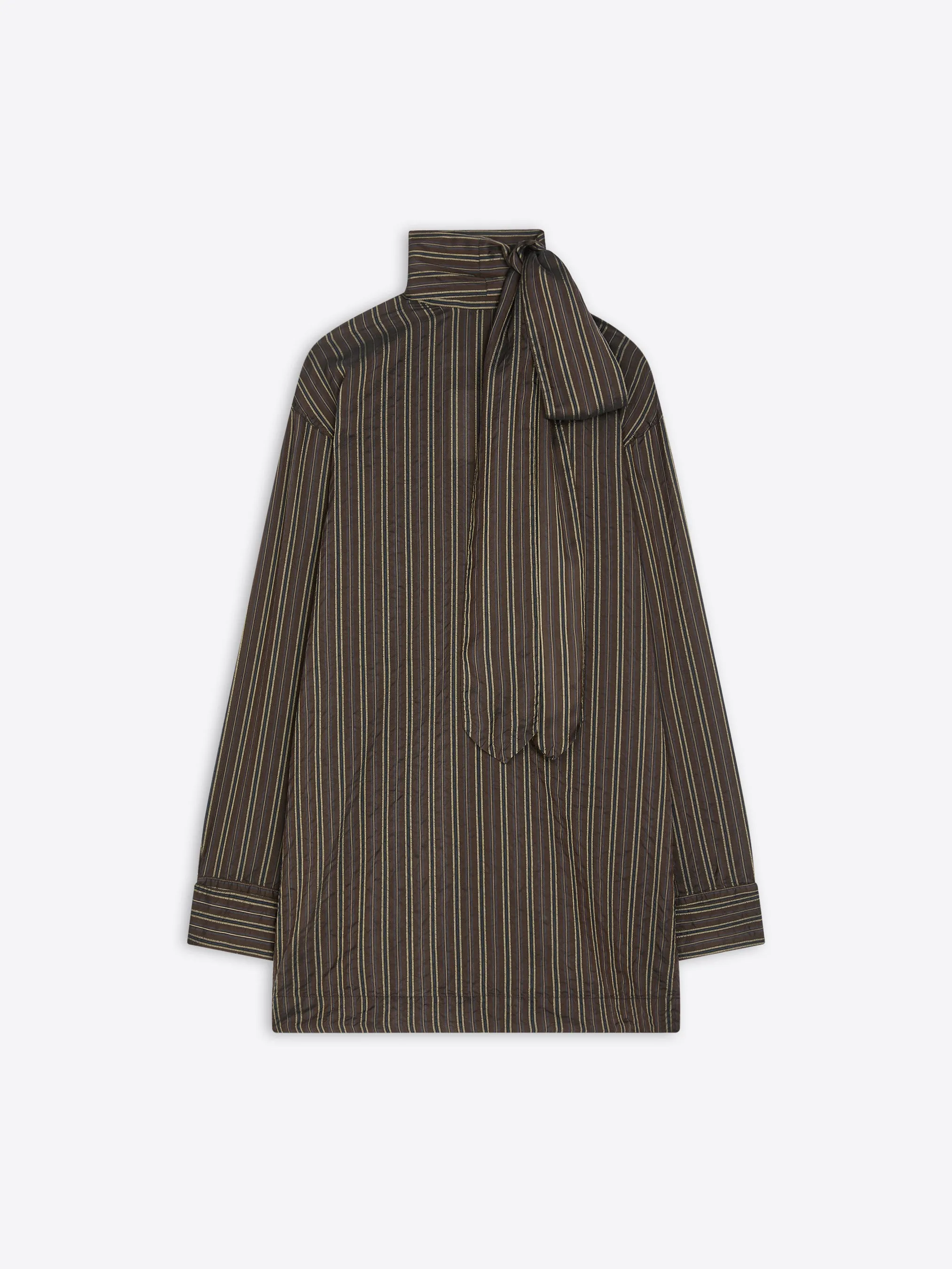 Loose fit cupro blouse sold by Dries Van Noten