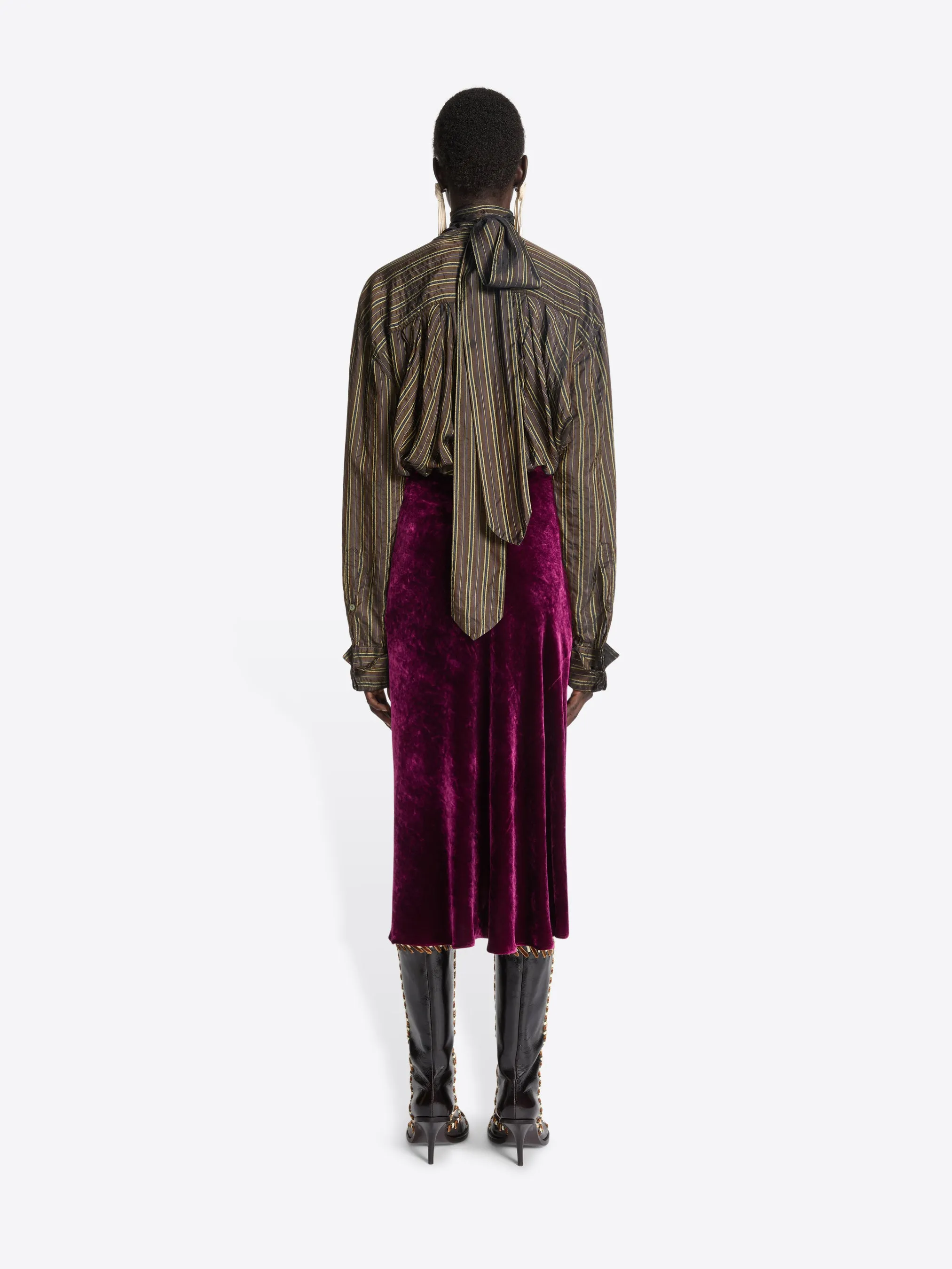 Loose fit cupro blouse sold by Dries Van Noten product image thumbnail 4
