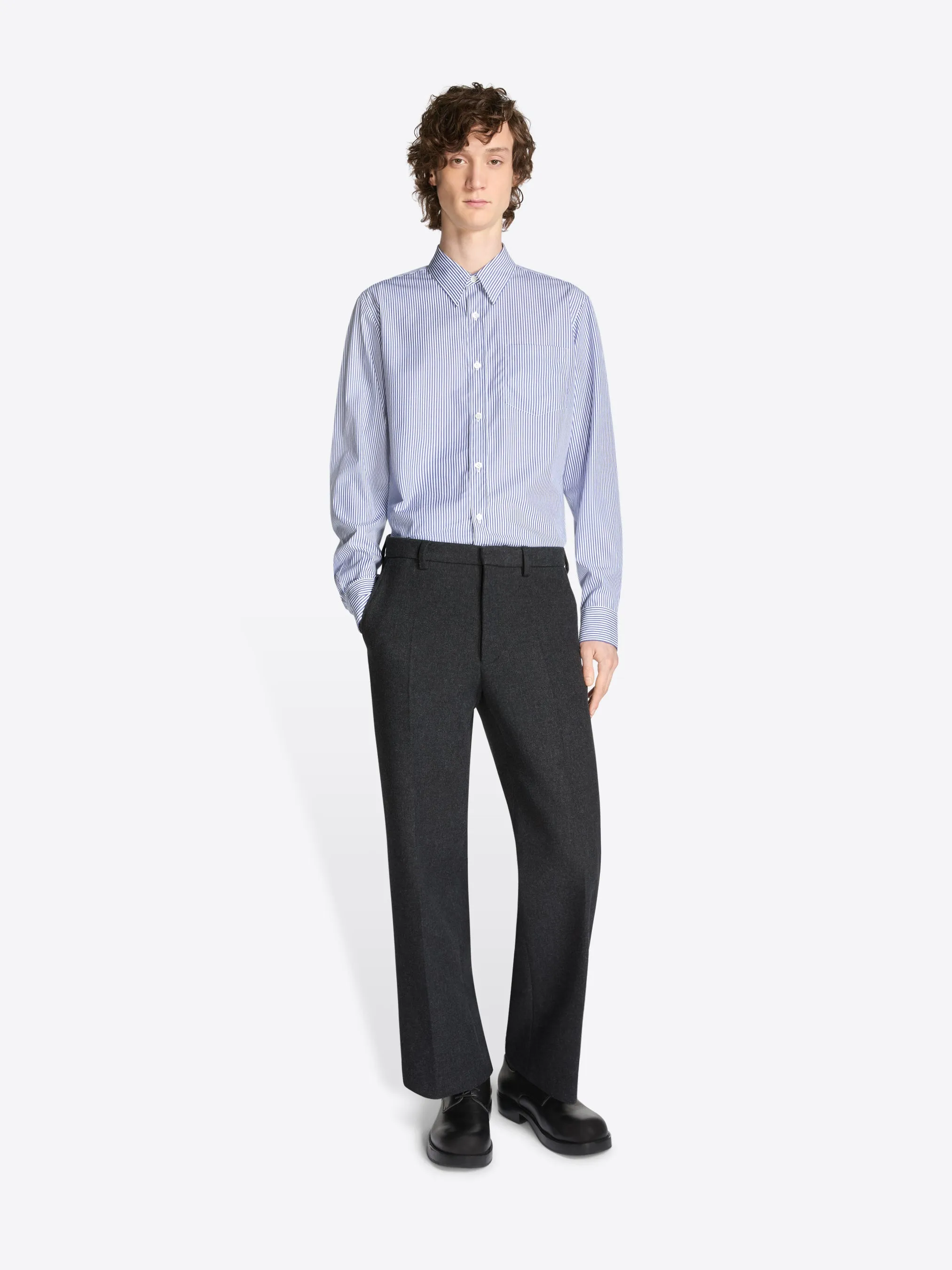 Cropped cotton twill pants sold by Dries Van Noten product image thumbnail 2
