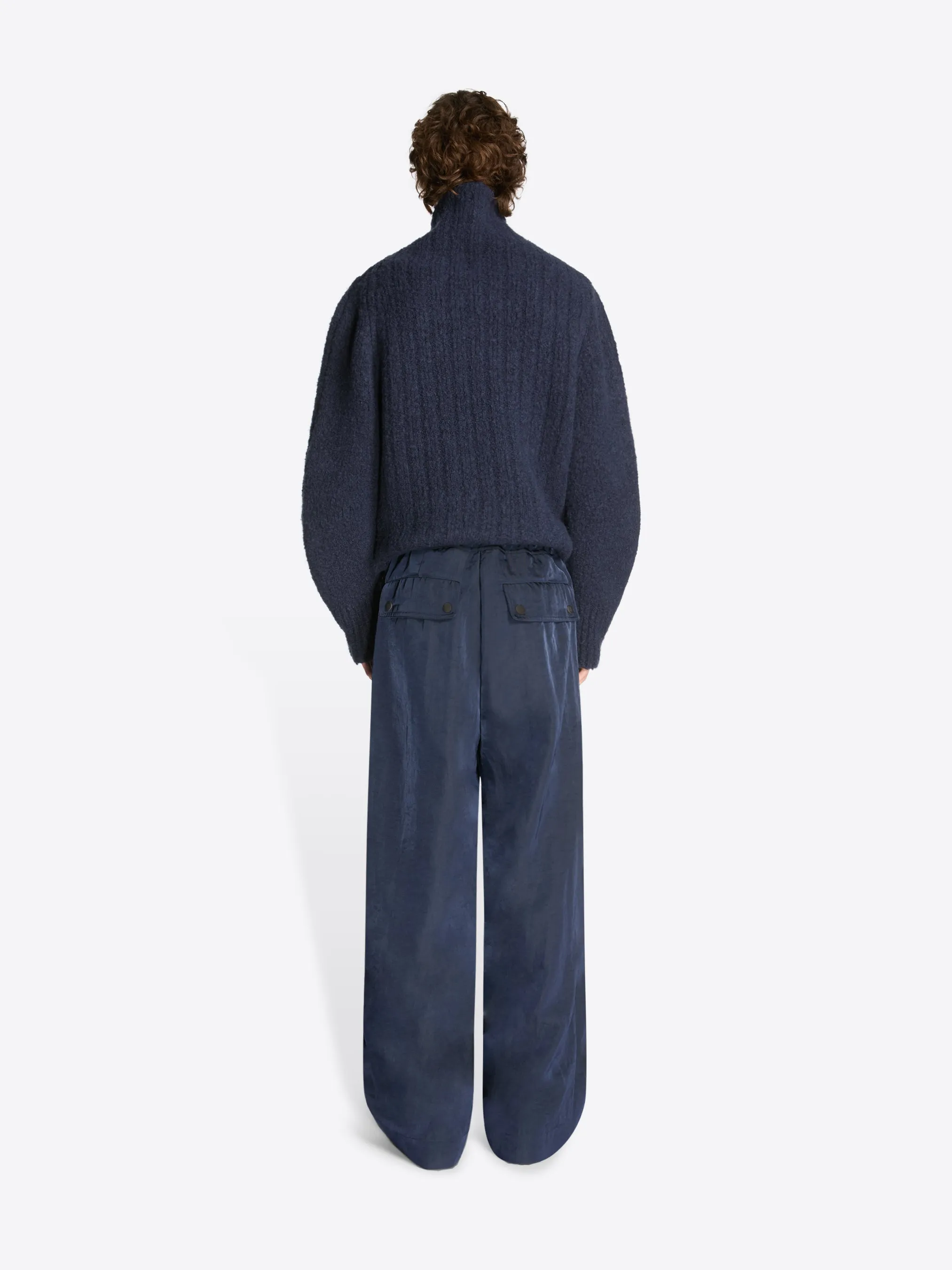 Loose nylon pants sold by Dries Van Noten product image thumbnail 3