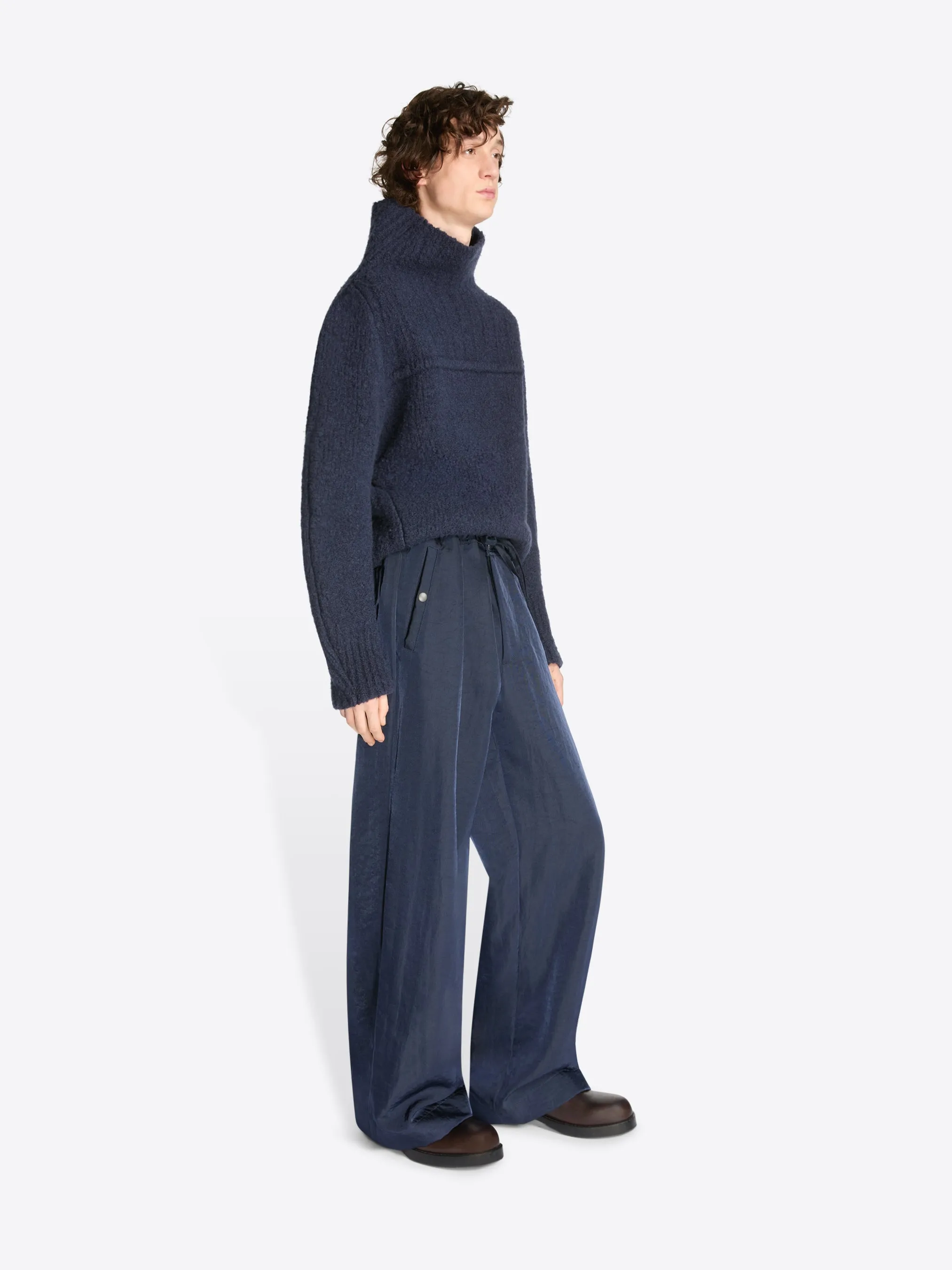 Loose nylon pants sold by Dries Van Noten product image thumbnail 2