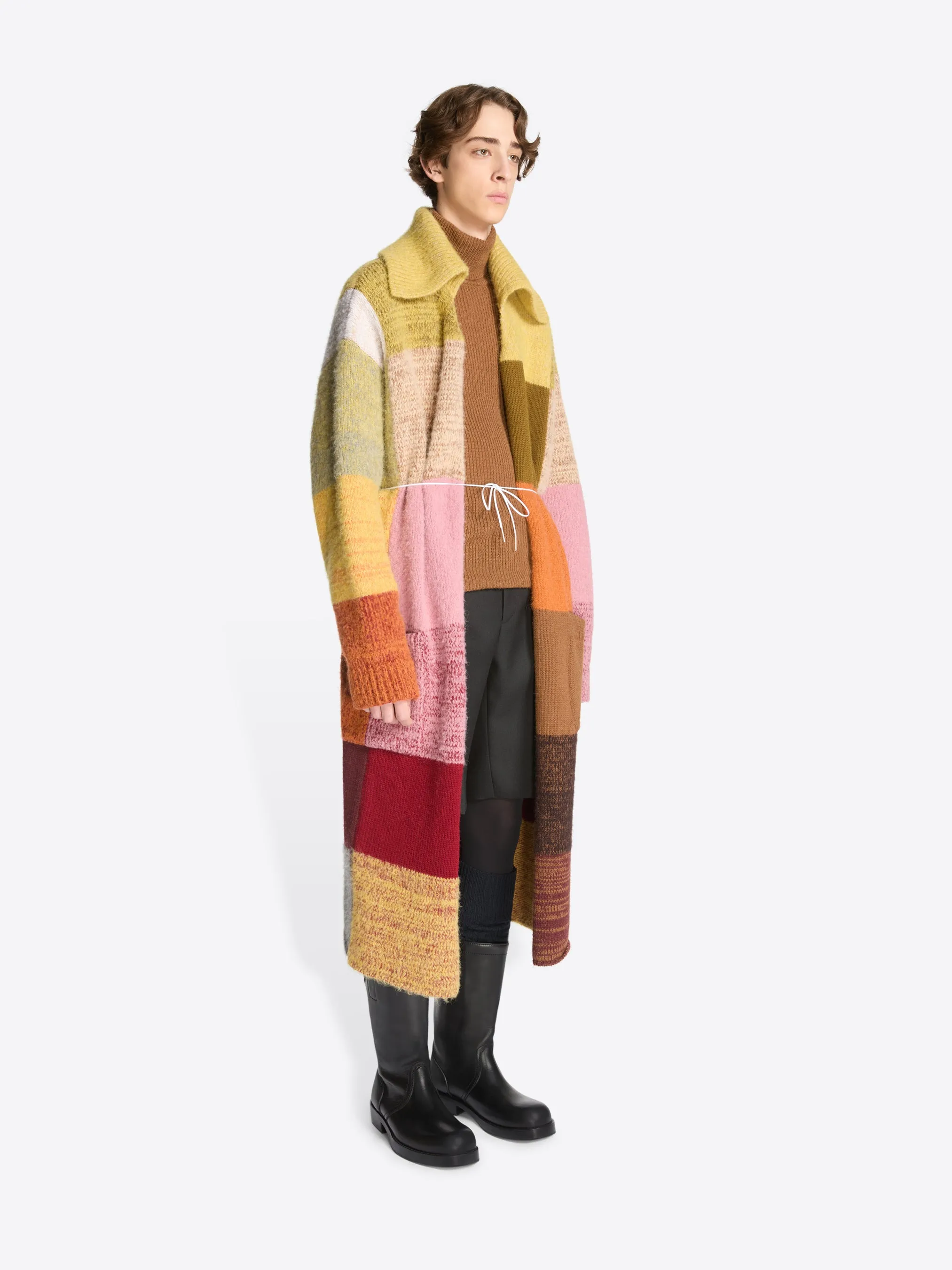 Long wool cardigan sold by Dries Van Noten product image thumbnail 3