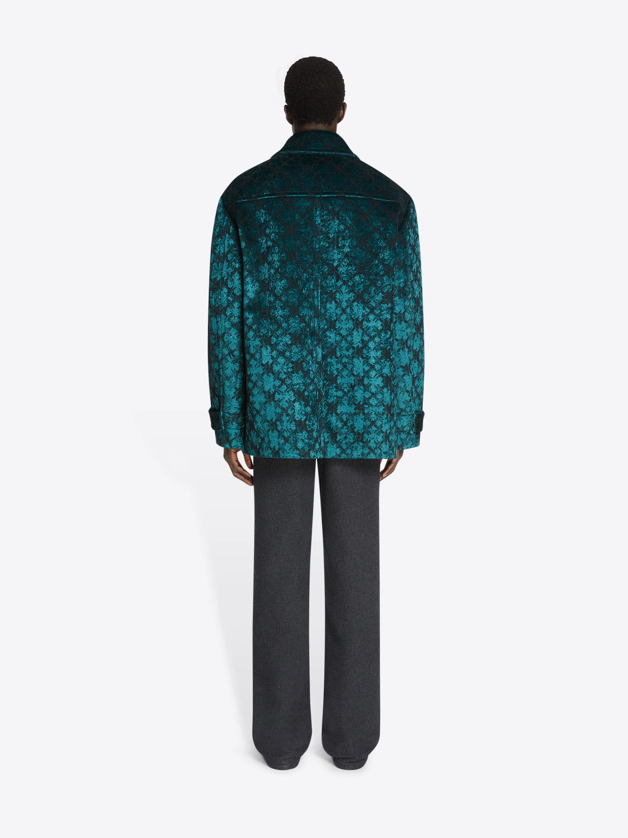 Jacquard duffle coat sold by Dries Van Noten product image thumbnail 4