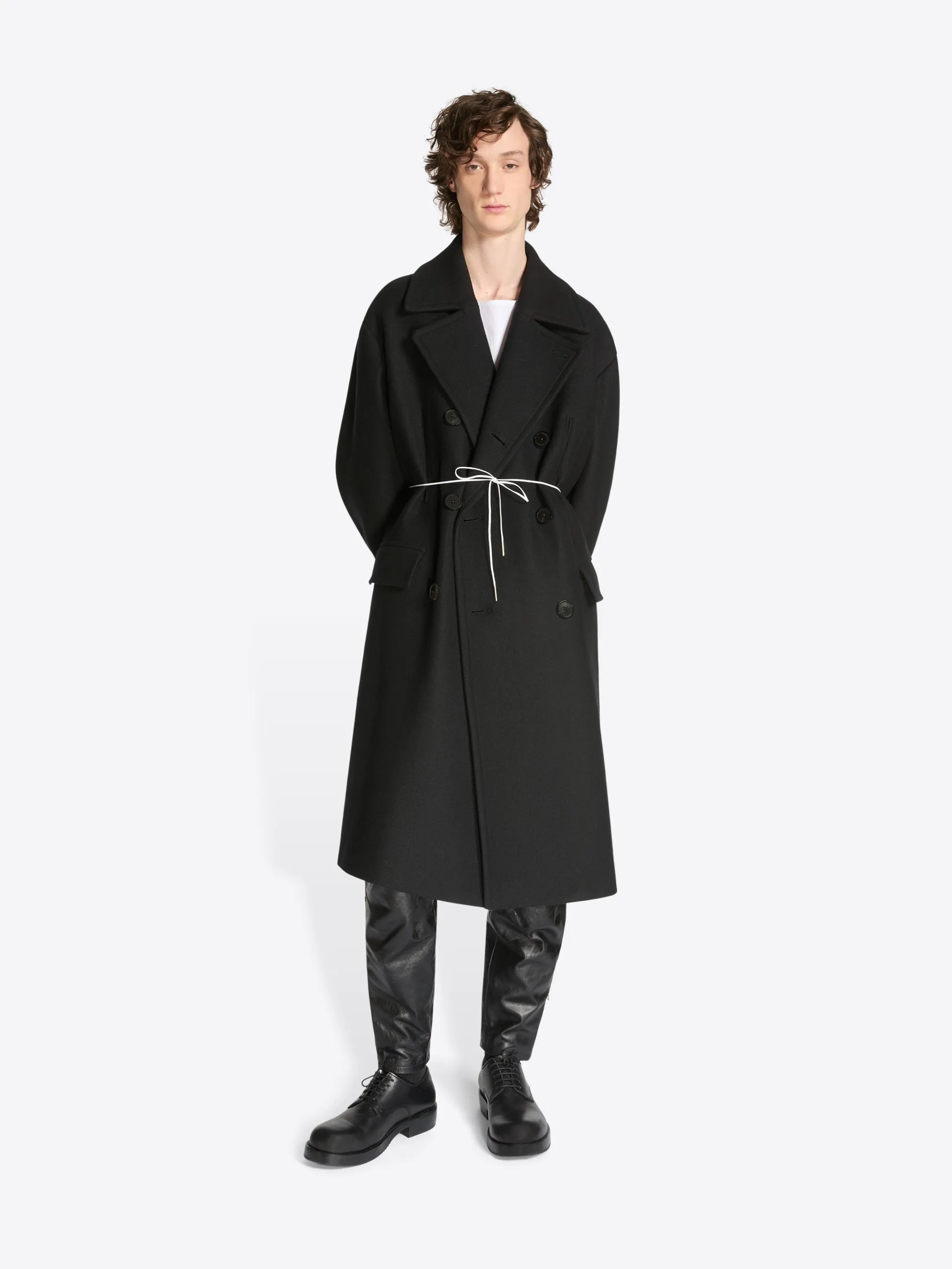 Wool caban coat sold by Dries Van Noten product image thumbnail 5