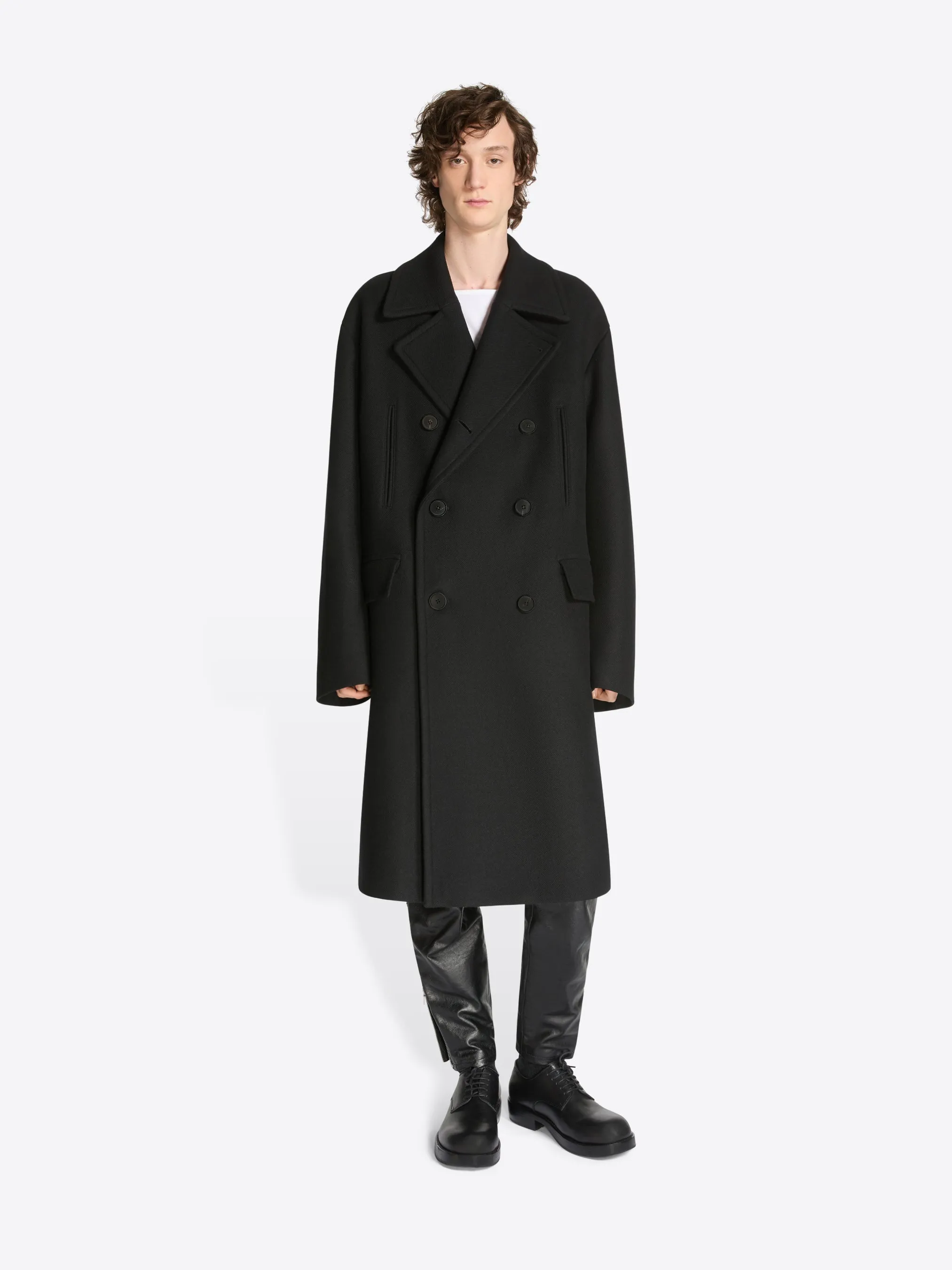 Wool caban coat sold by Dries Van Noten product image thumbnail 2